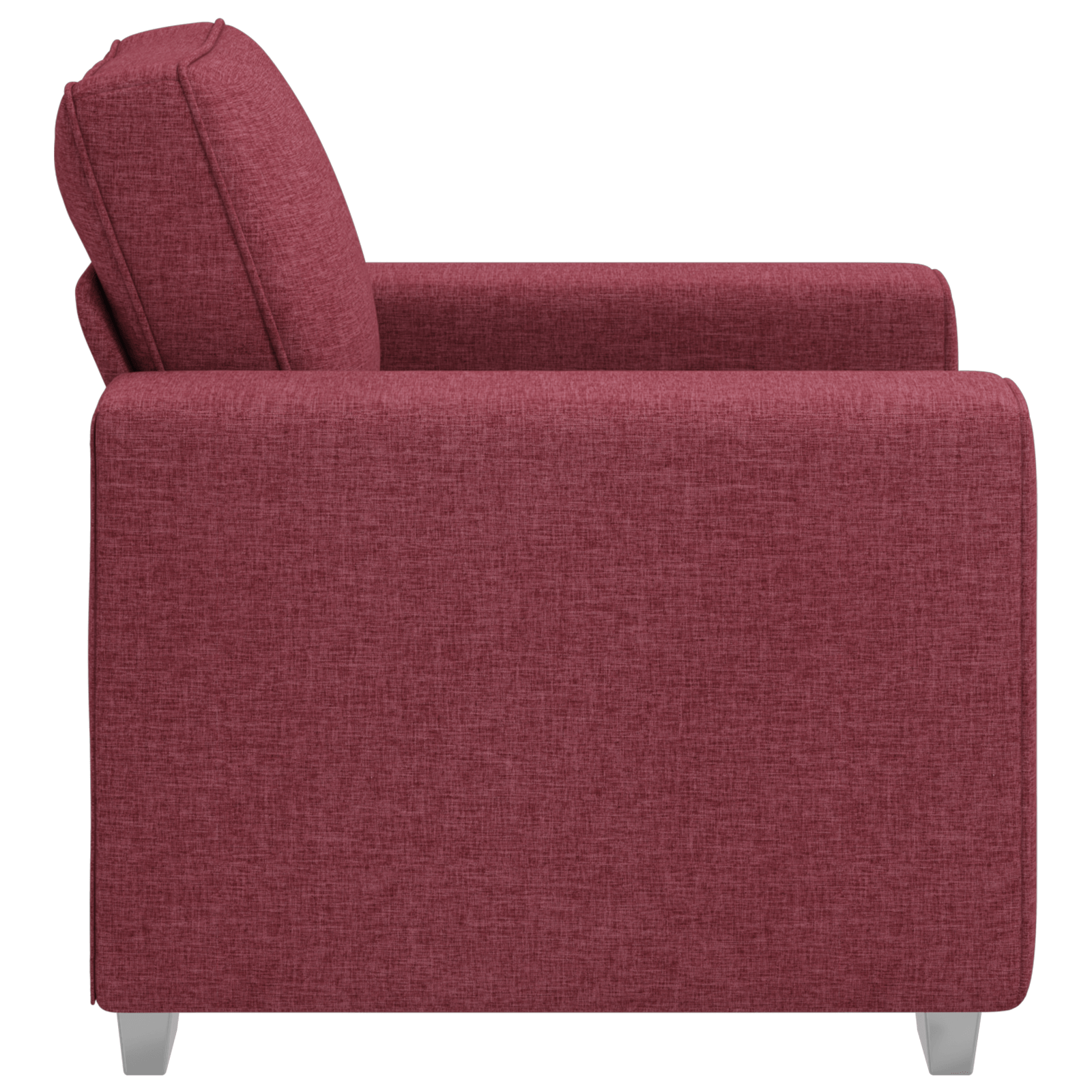 Fotoliu, bordo, 59 cm, textil — imaginea 6