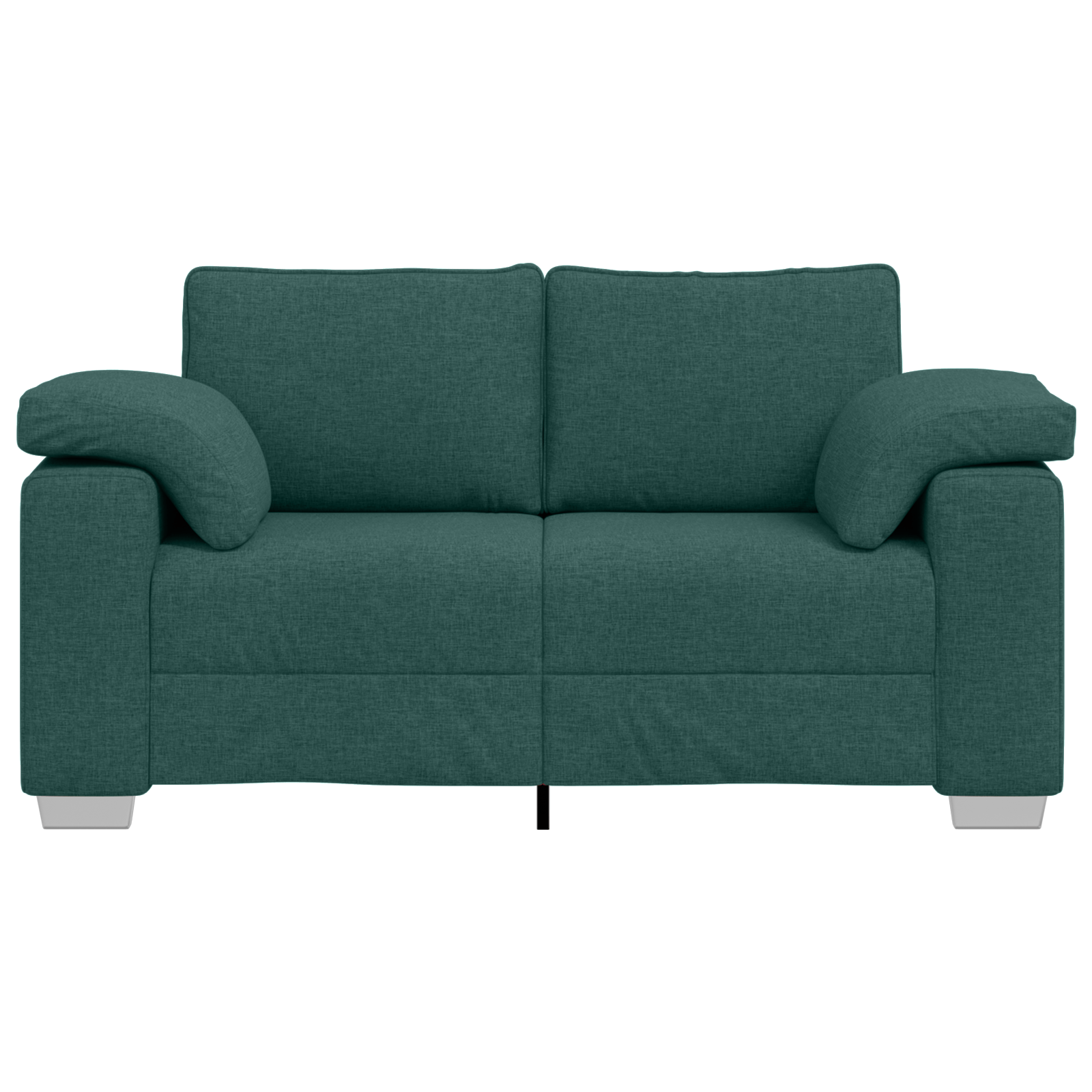 Canapea dubla, verde inchis, 120 cm, textil — imaginea 5