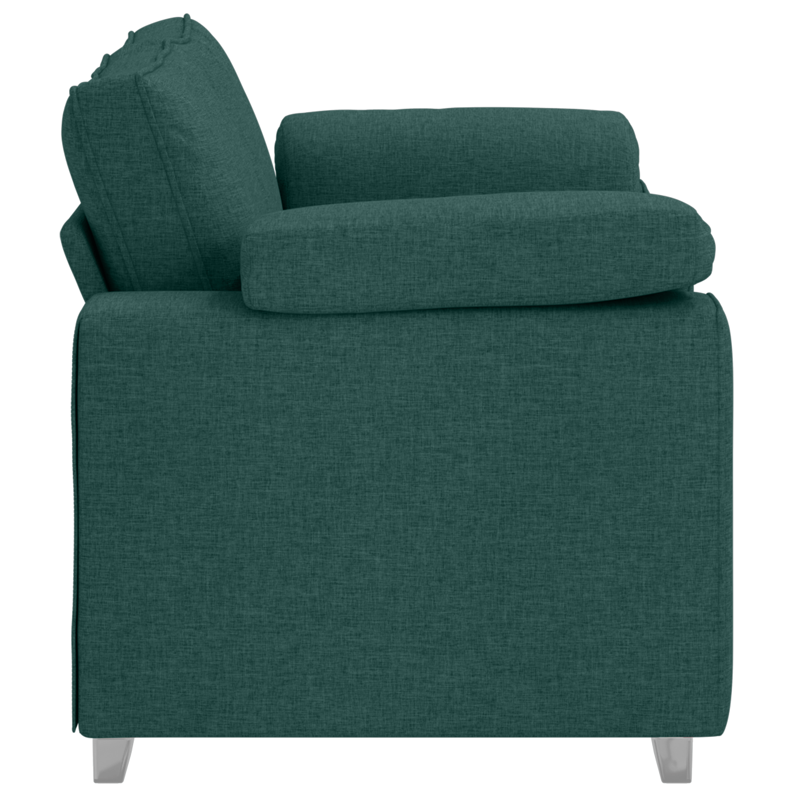 Canapea dubla, verde inchis, 120 cm, textil — imaginea 6