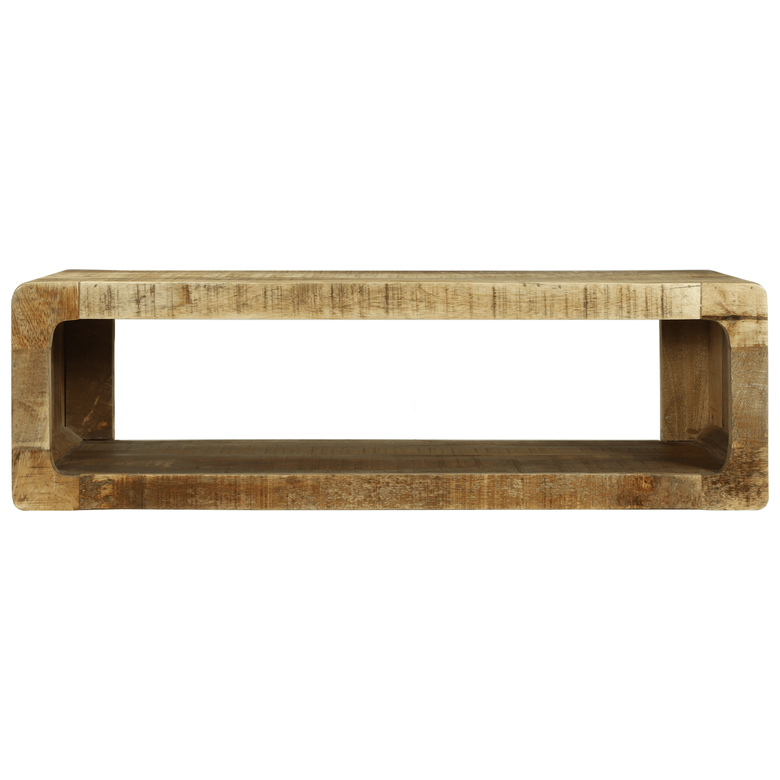 Dulap TV 80x30x25 cm Lemn masiv de mango aspru — imaginea 3