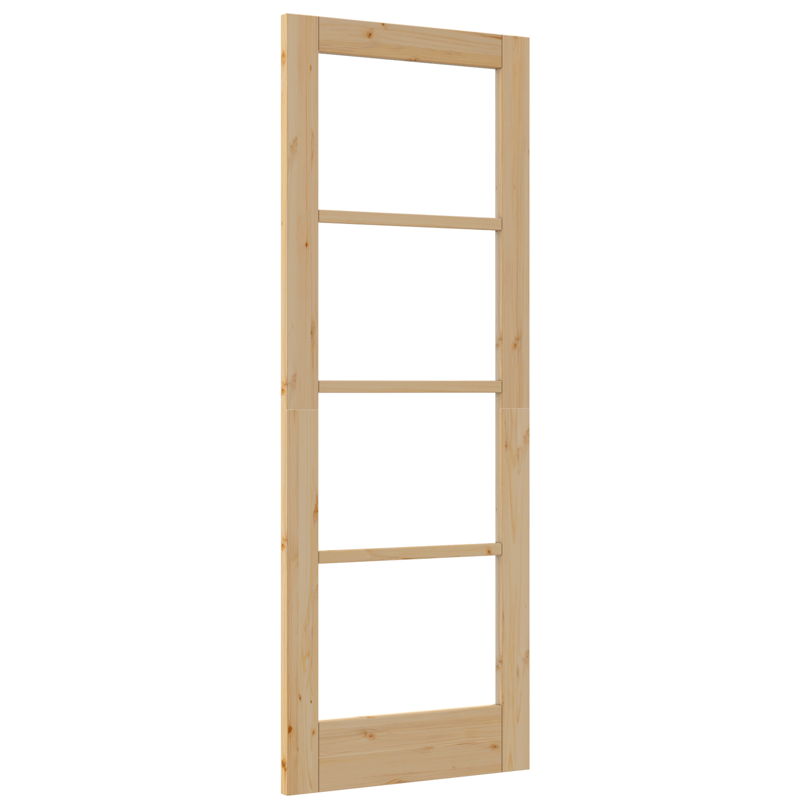 Usa Interioara cu Sticla "ORKDAL" 73,5x198,5x4 cm Lemn Masiv de Pin — imaginea 2