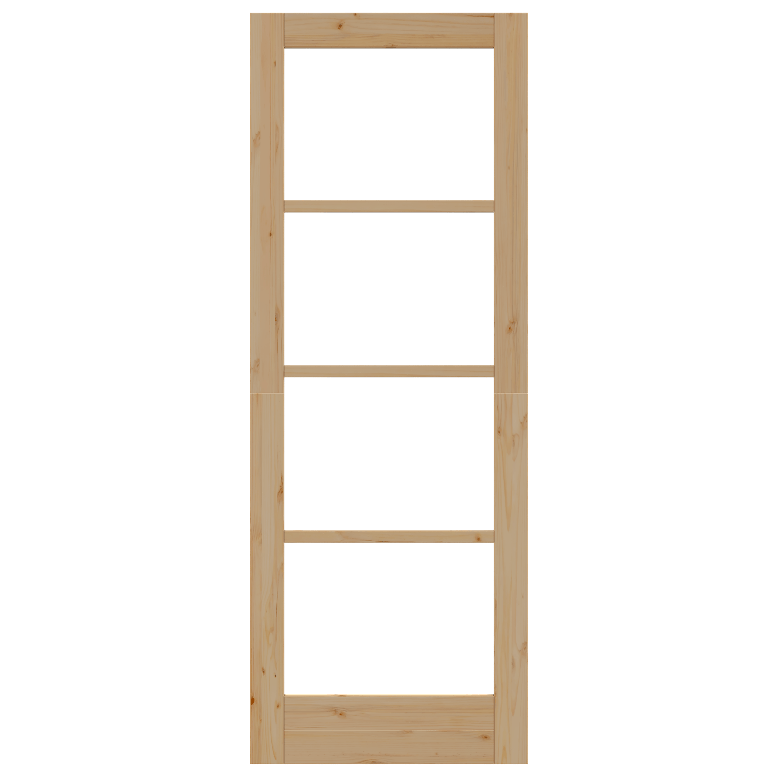 Usa Interioara cu Sticla "ORKDAL" 73,5x198,5x4 cm Lemn Masiv de Pin — imaginea 4