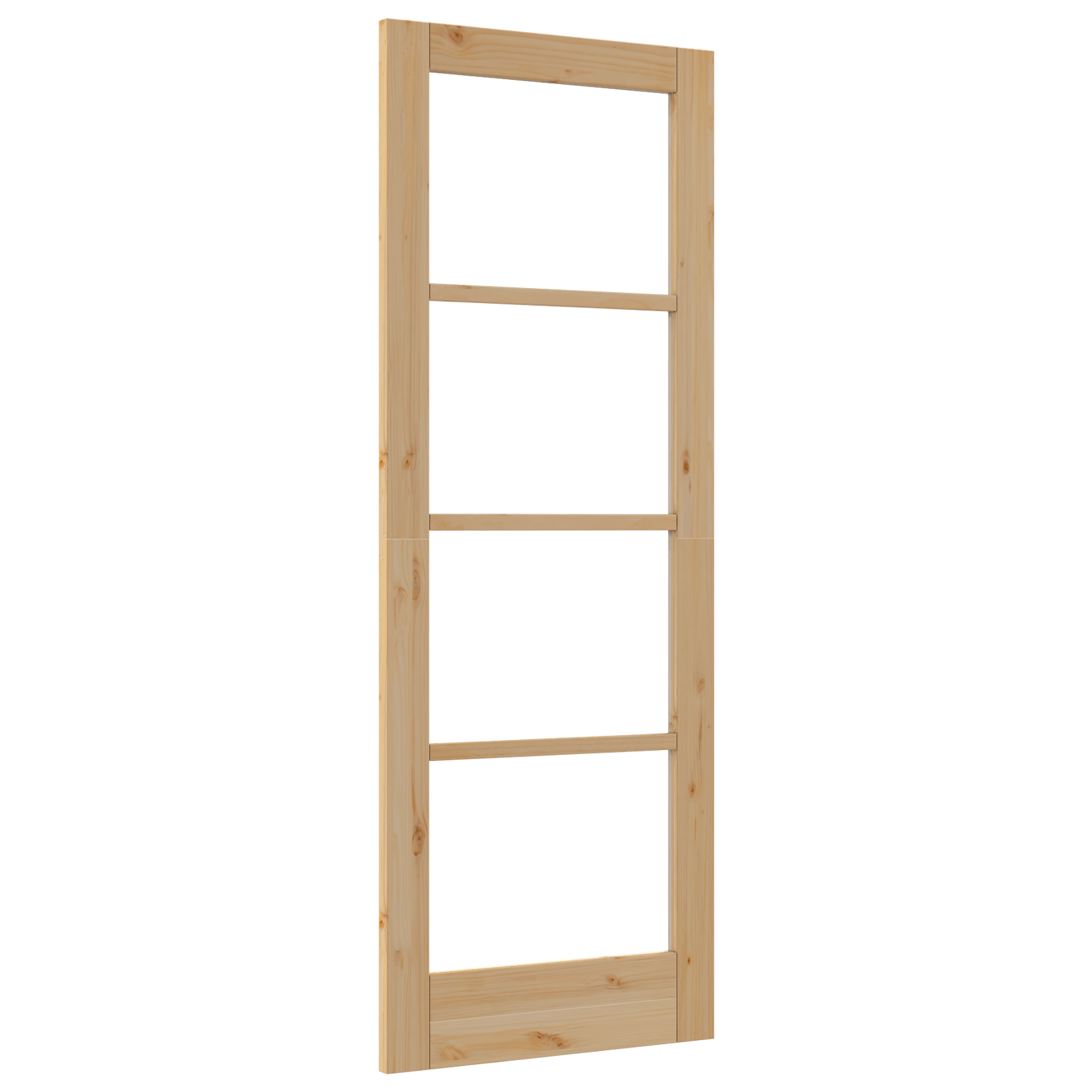 Usa Interioara cu Sticla "ORKDAL" 73,5x198,5x4 cm Lemn Masiv de Pin — imaginea 9
