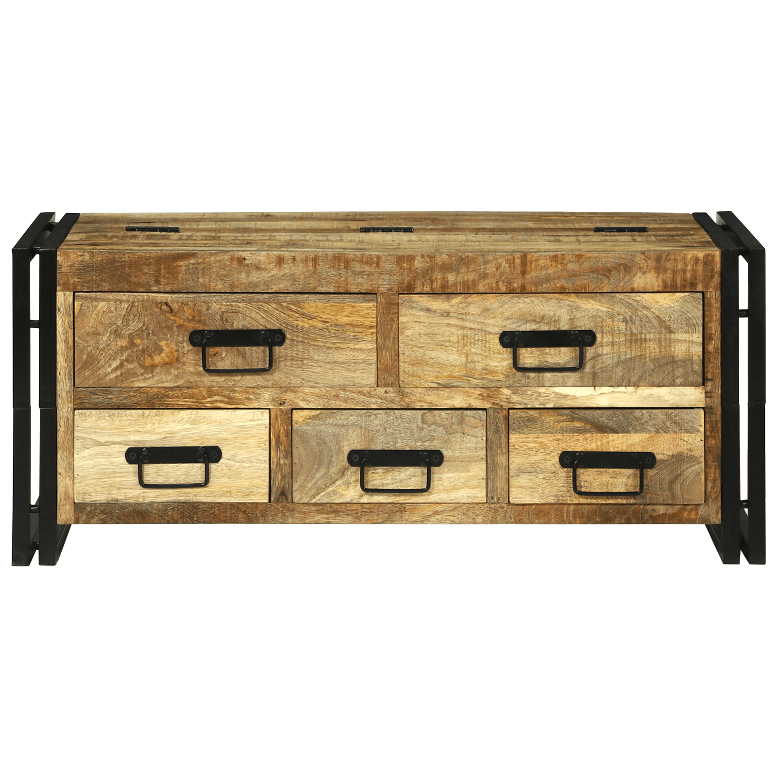 Masa de cafea 90x50x38 cm Lemn solid Mango — imaginea 5