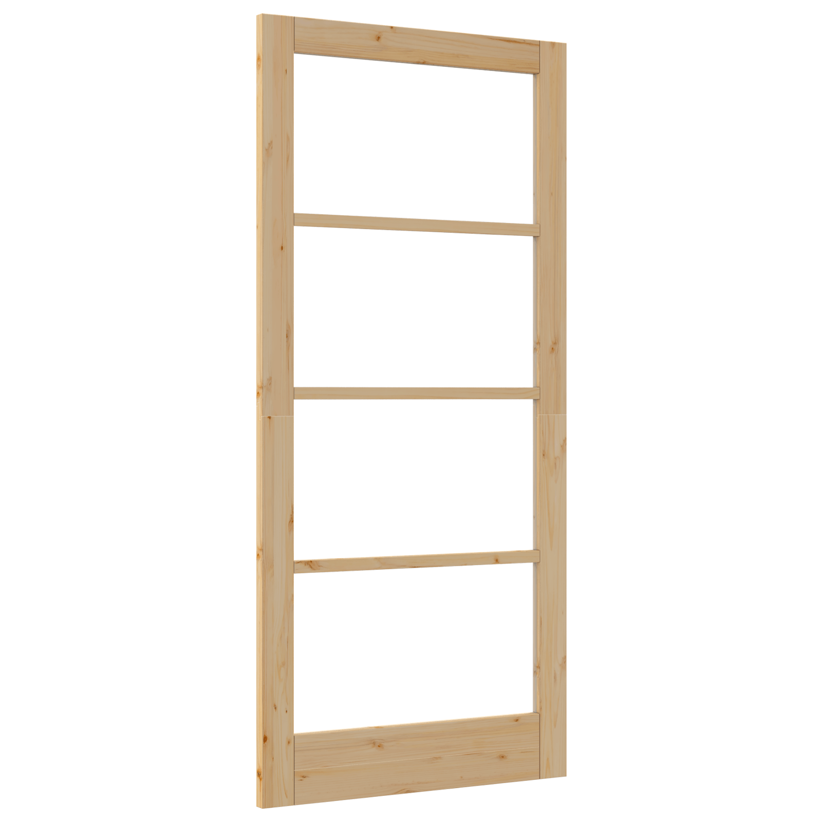 usa interioara cu sticla "ORKDAL" 93x202x4 cm din lemn masiv de pin — imaginea 2