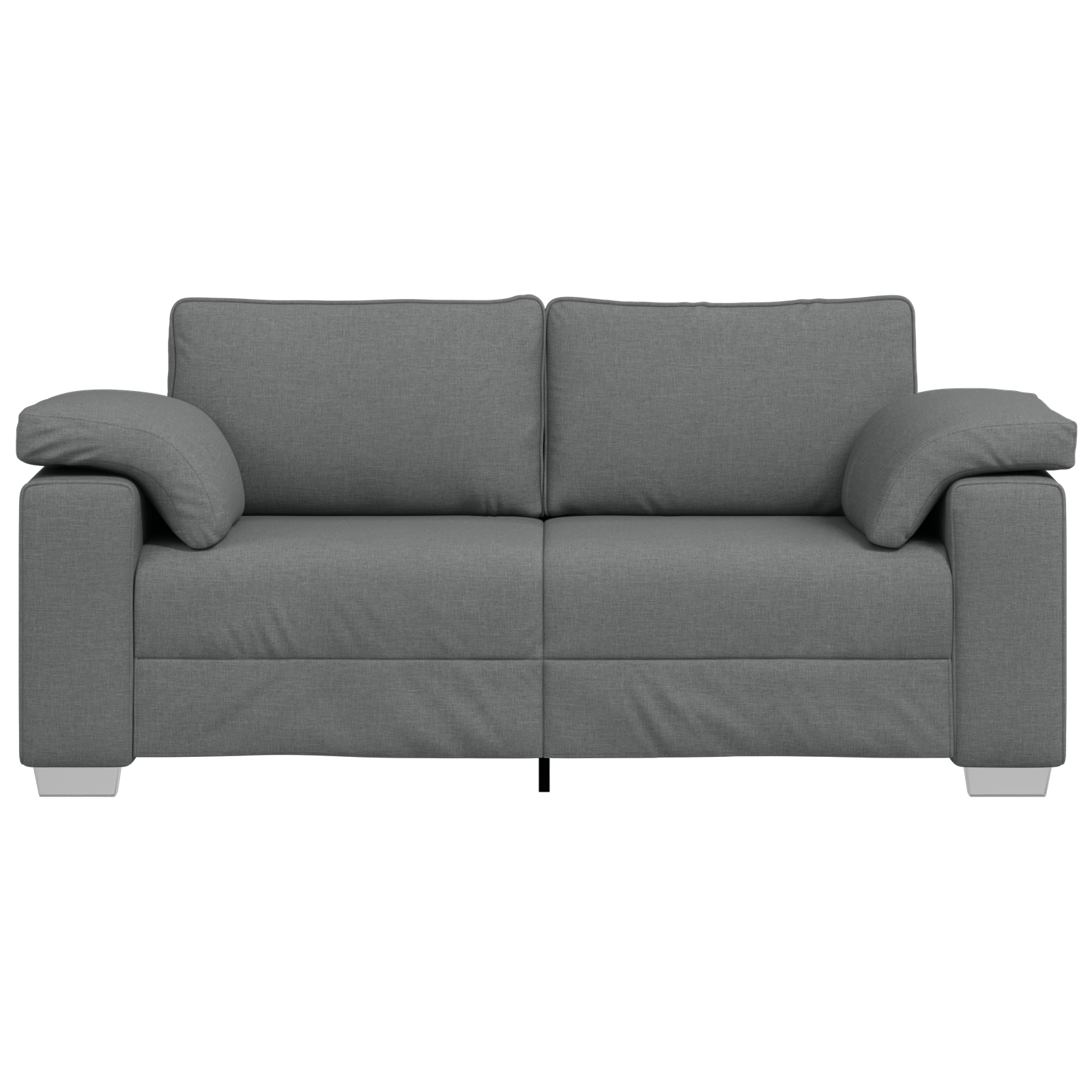 Canapea dubla, gri inchis, 140 cm, textil — imaginea 5
