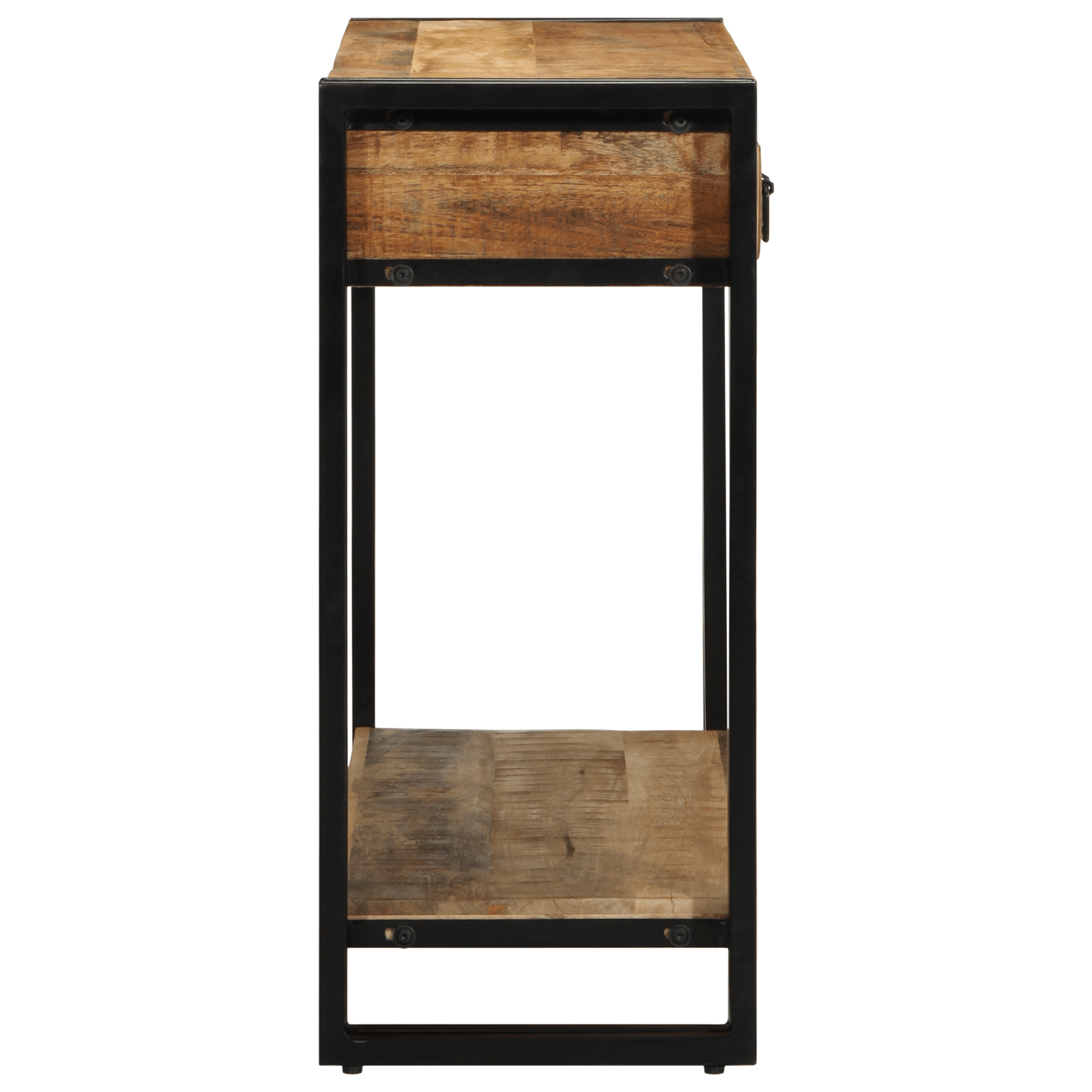 Masa consola, 90x33x75 cm, lemn masiv brut de mango — imaginea 6
