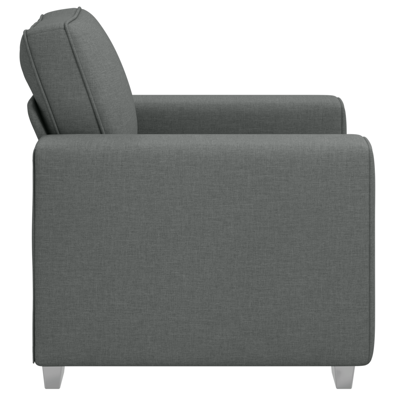 Fotoliu, gri inchis, 59 cm, textil — imaginea 6