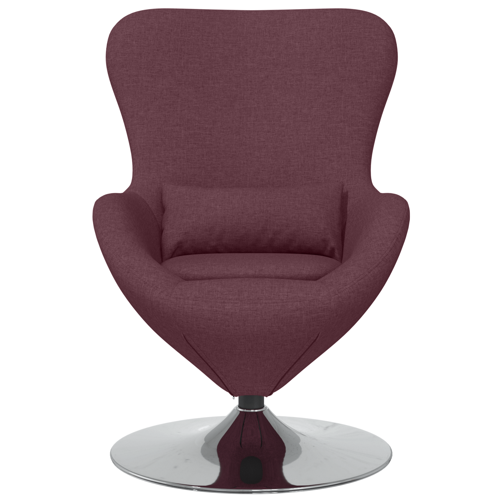 Fotoliu tip ou, violet, textil — imaginea 4