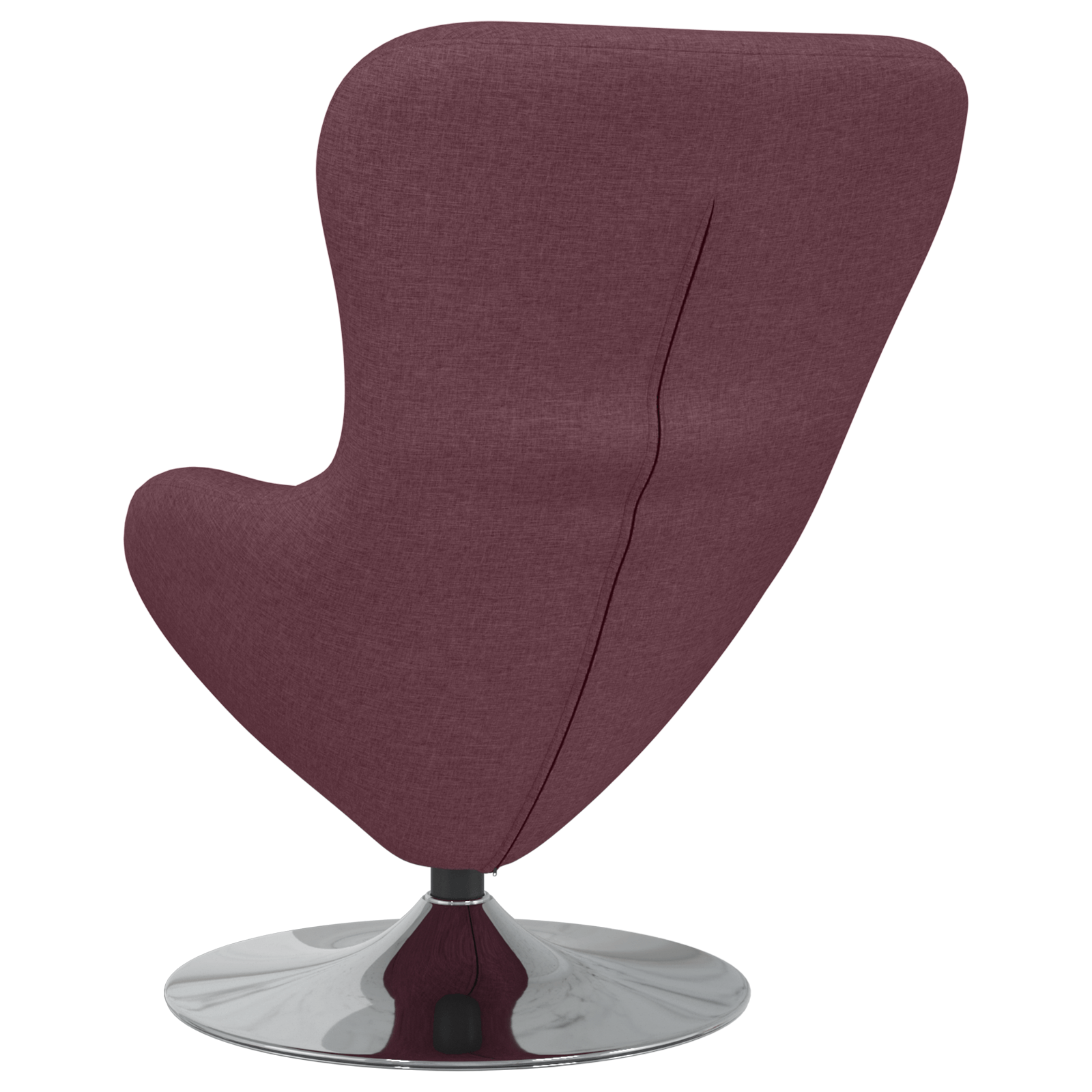 Fotoliu tip ou, violet, textil — imaginea 6