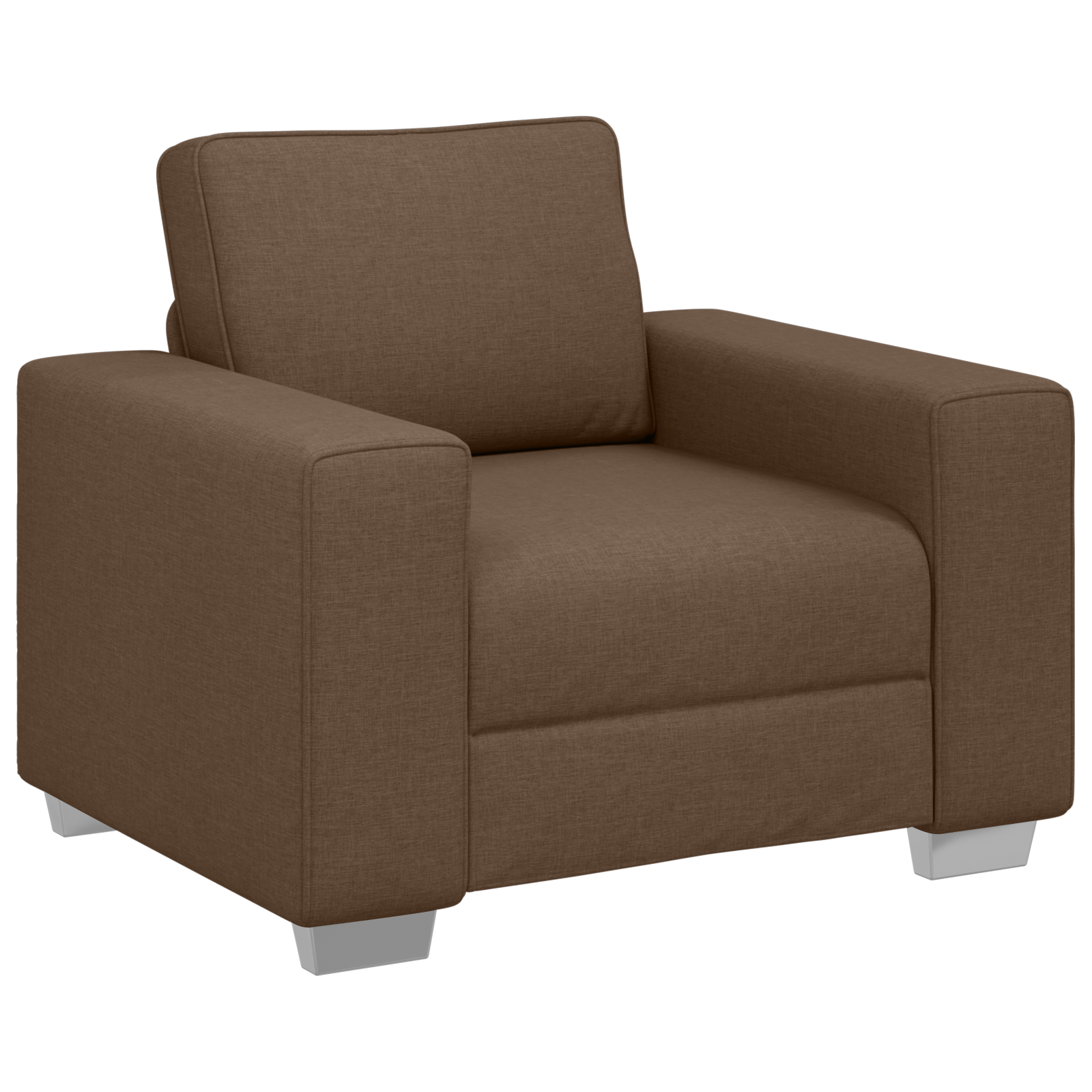 Fotoliu, maro, 59 cm, textil — imaginea 2