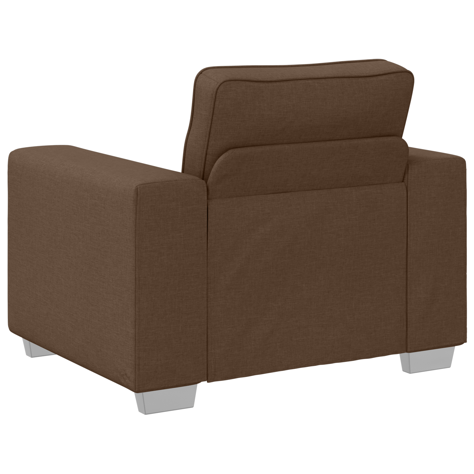 Fotoliu, maro, 59 cm, textil — imaginea 4