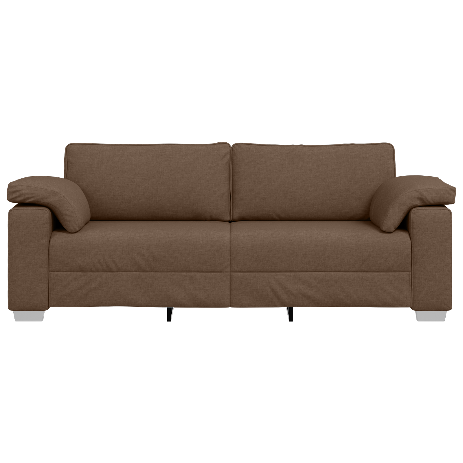 Canapea de 3 persoane, maro, 178 cm, textil — imaginea 5