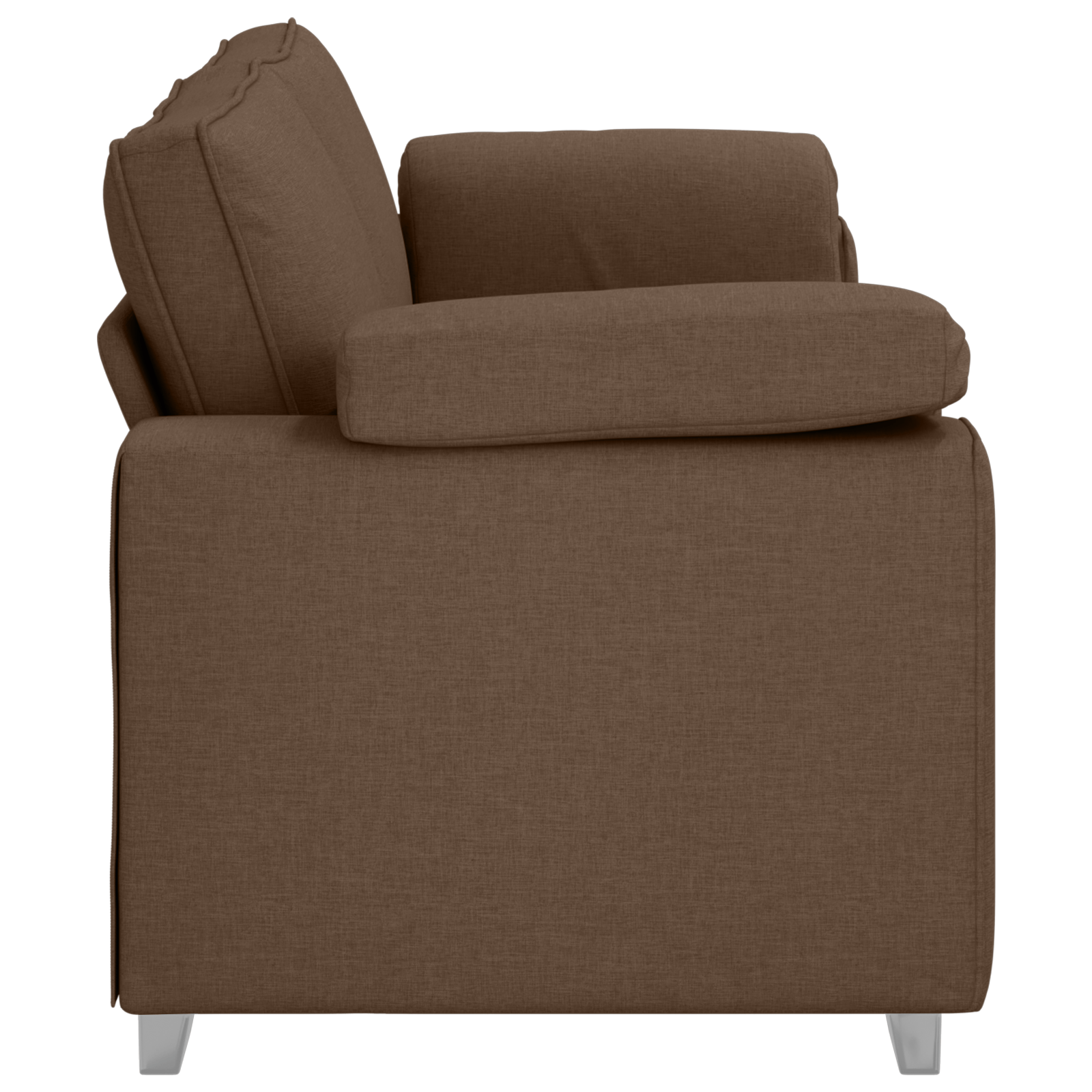 Canapea de 3 persoane, maro, 178 cm, textil — imaginea 6