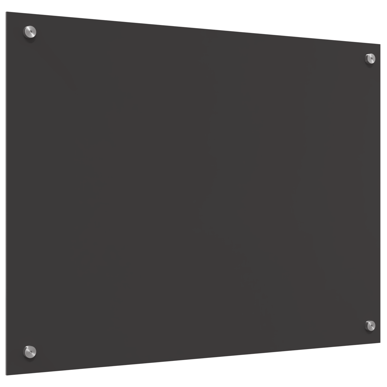 Contrablat bucatarie gri inchis 80x60x0.6 cm sticla securizata — imaginea 2