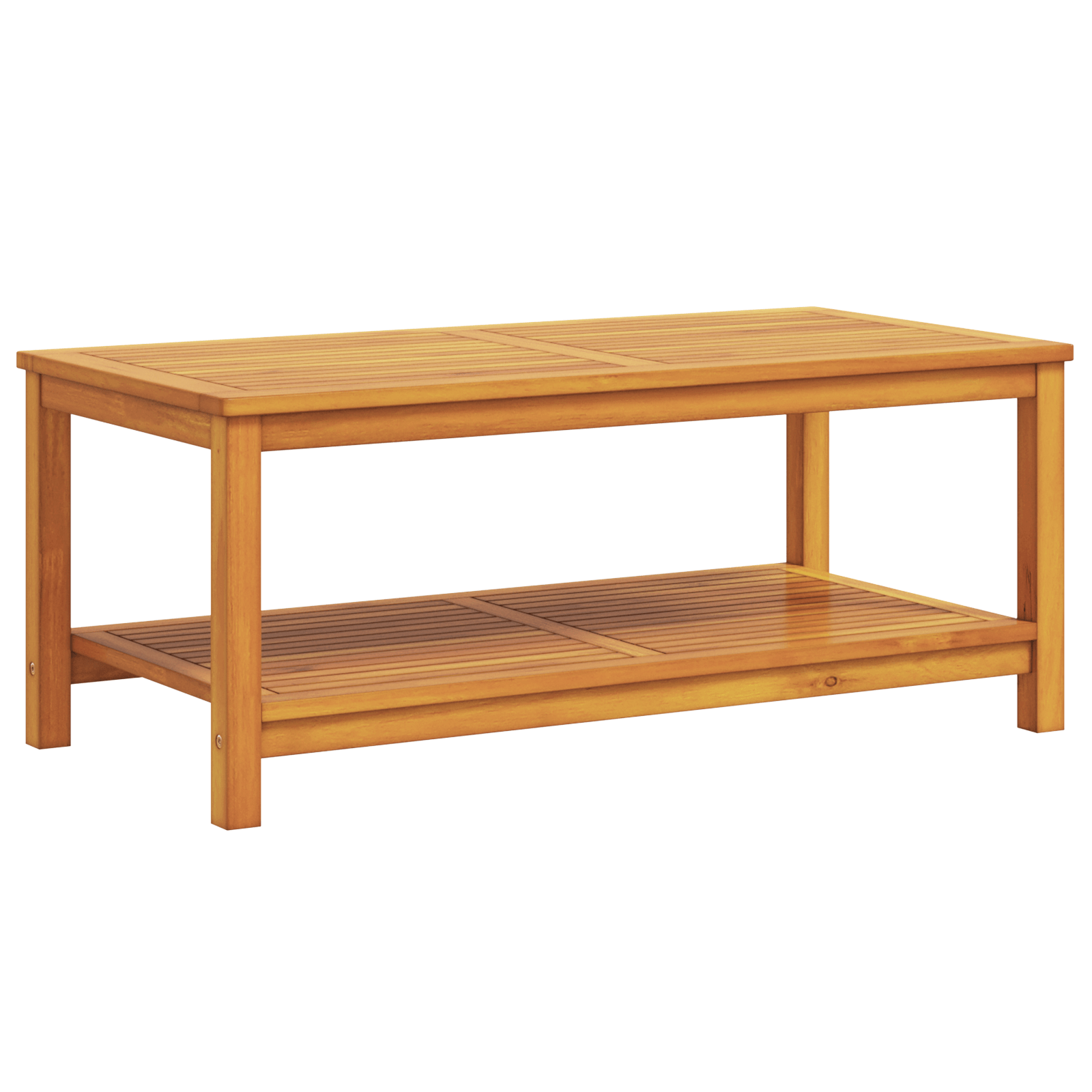 Masa de cafea 110x55x45 cm din lemn masiv de acacia — imaginea 2