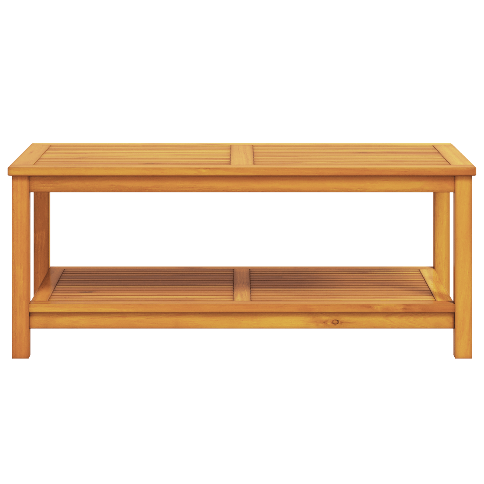 Masa de cafea 110x55x45 cm din lemn masiv de acacia — imaginea 4