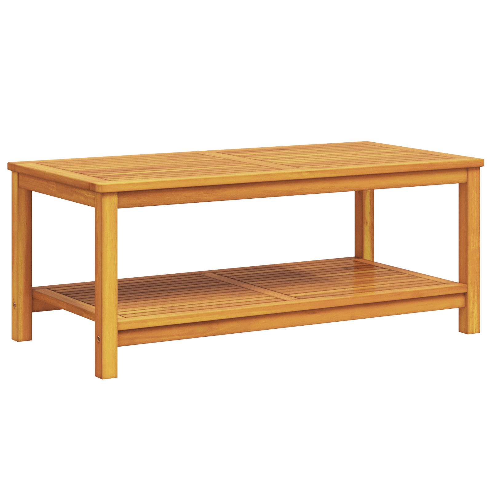 Masa de cafea 110x55x45 cm din lemn masiv de acacia — imaginea 6