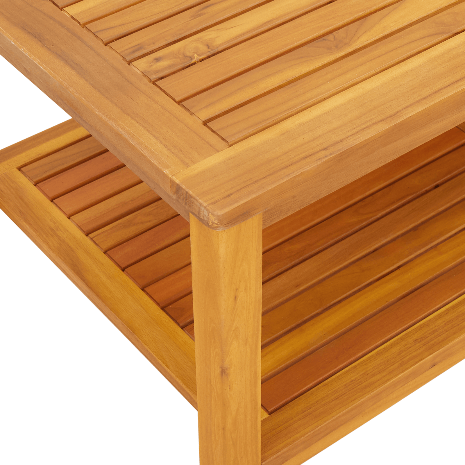 Masa de cafea 110x55x45 cm din lemn masiv de acacia — imaginea 8