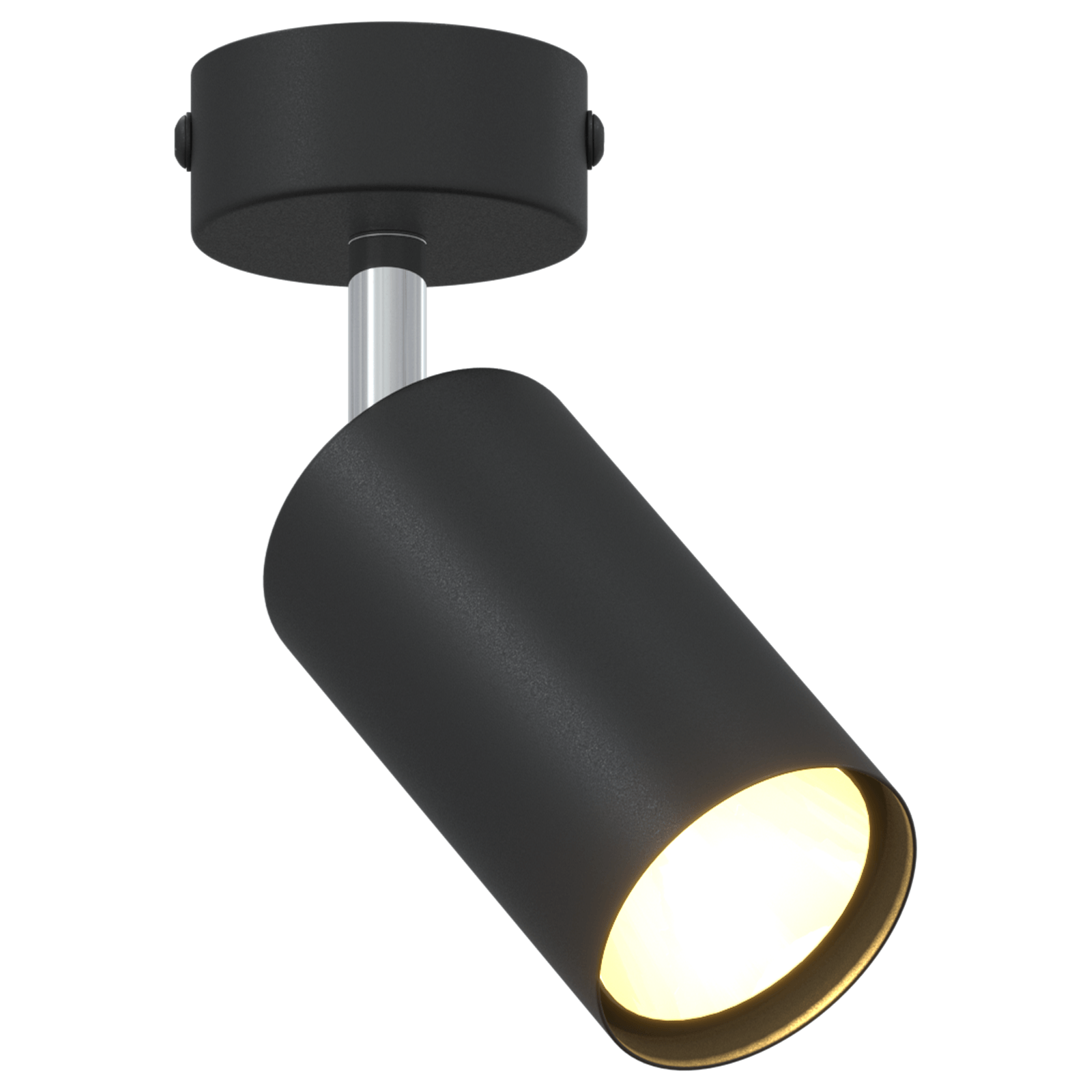 Reflector de Plafon 1 Cale Reglabil Negru GU10 — imaginea 10
