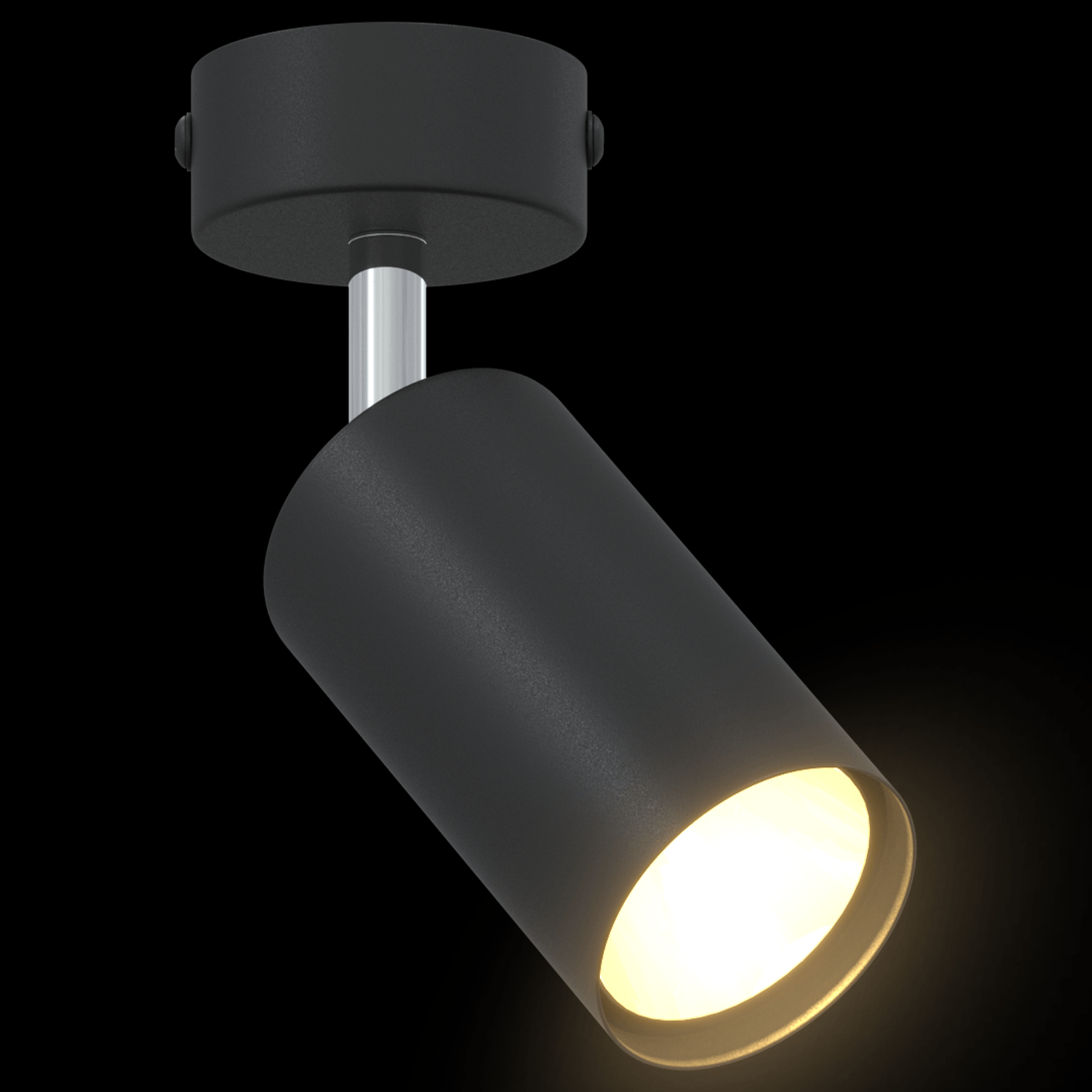 Reflector de Plafon 1 Cale Reglabil Negru GU10 — imaginea 11