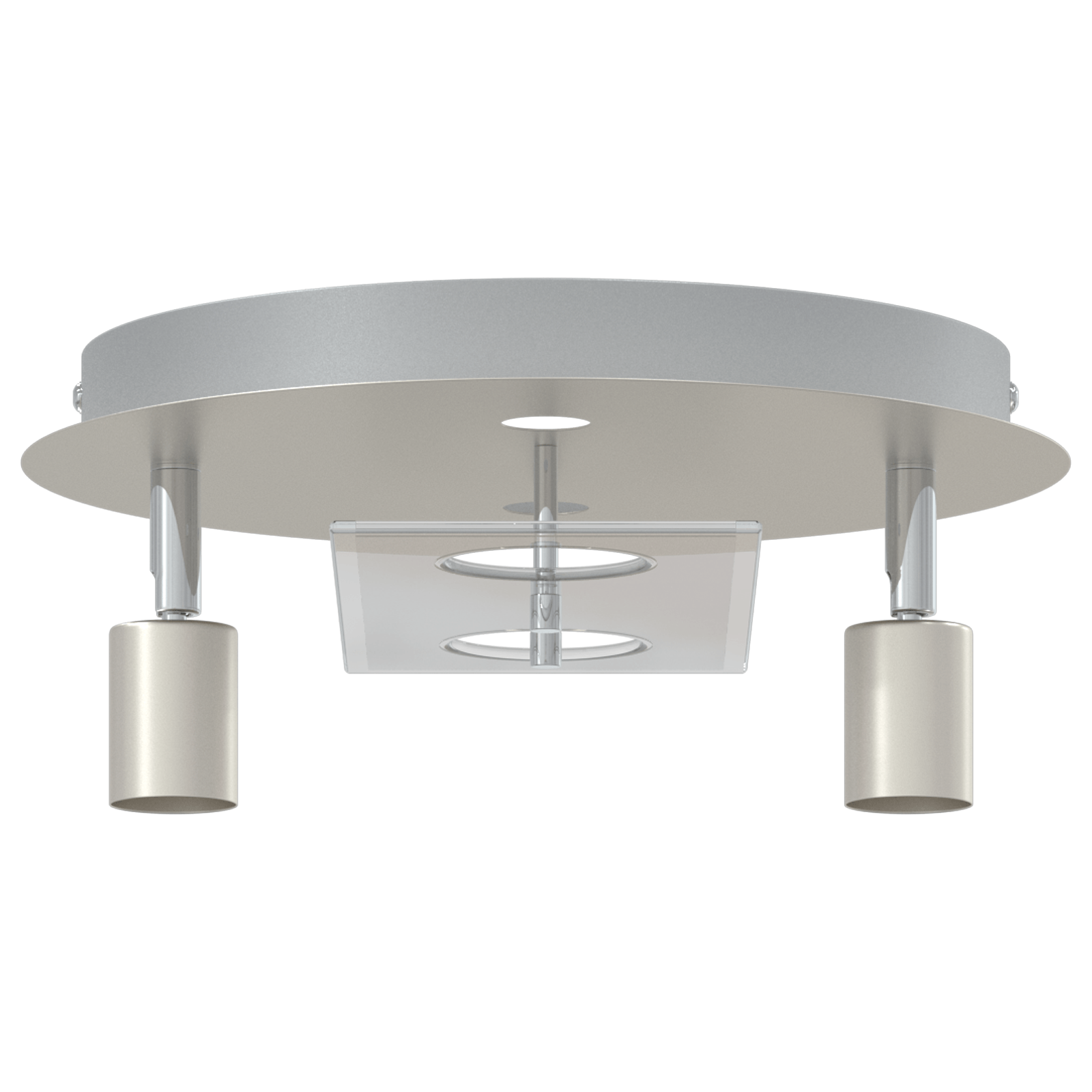 Reflector de plafon cu 2 Capete Ajustabile Matte Nickel GU10 — imaginea 5