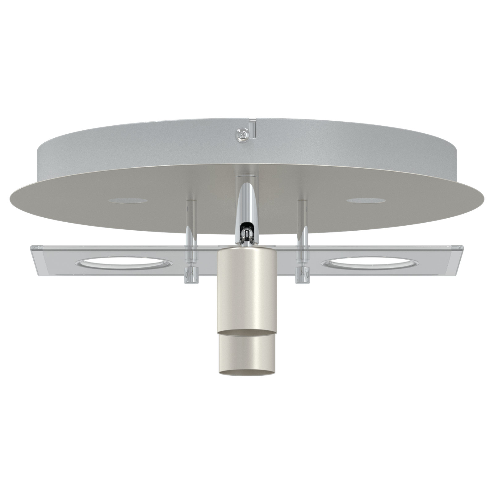 Reflector de plafon cu 2 Capete Ajustabile Matte Nickel GU10 — imaginea 6