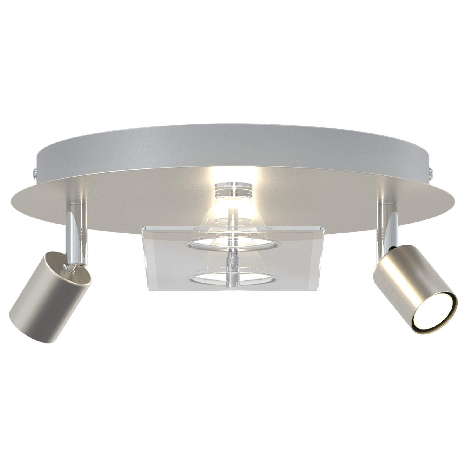 Reflector de plafon cu 2 Capete Ajustabile Matte Nickel GU10 — imaginea 10