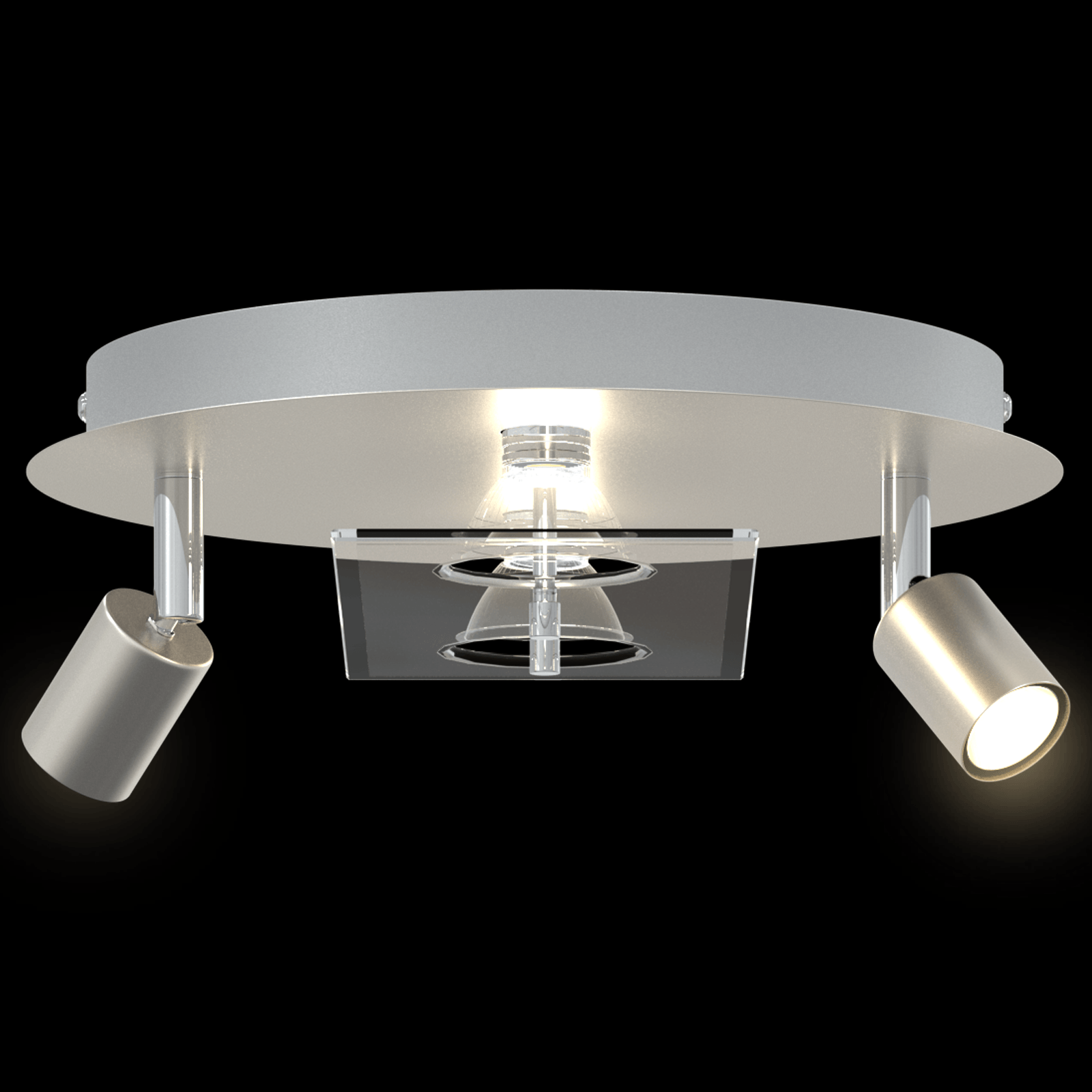 Reflector de plafon cu 2 Capete Ajustabile Matte Nickel GU10 — imaginea 11