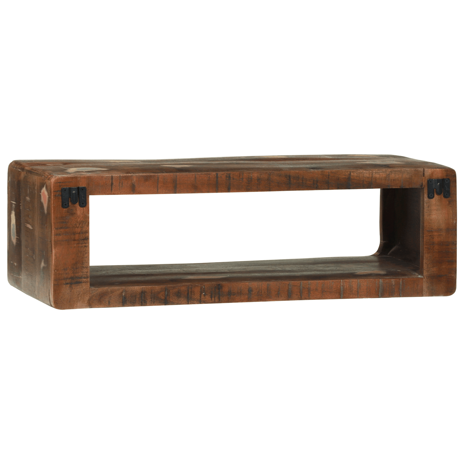 Cabinet TV Multicolor 80x30x25 cm Lemn masiv reciclat — imaginea 5