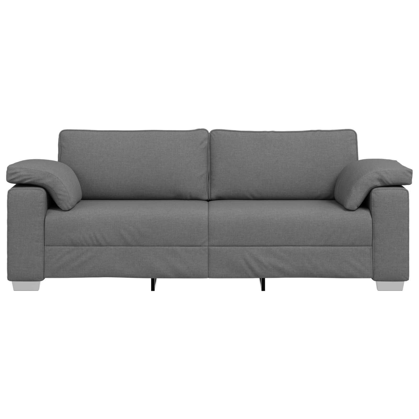 Canapea de 3 persoane, gri inchis, 178 cm, textil — imaginea 5