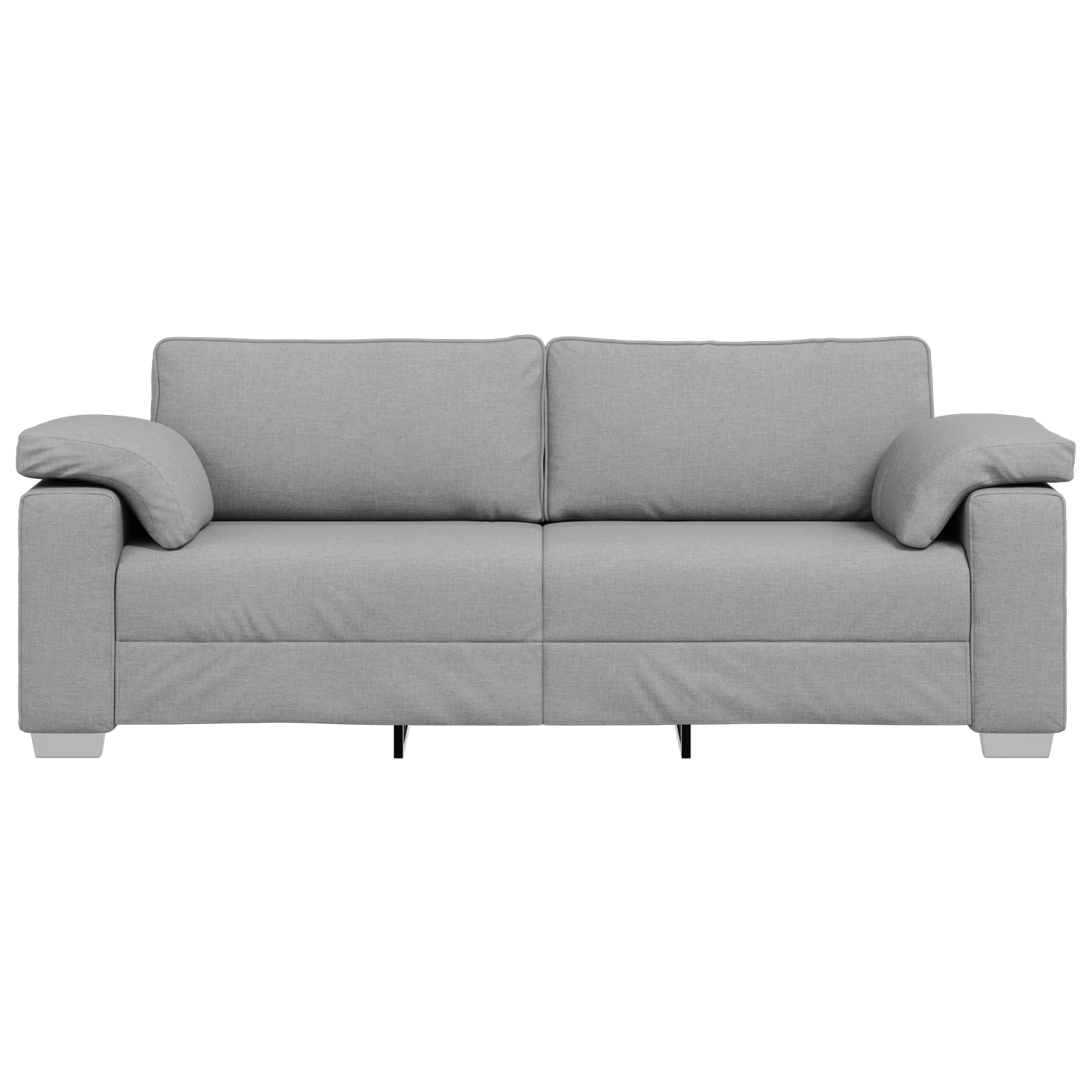 Canapea de 3 persoane, gri nor, 178 cm, textil — imaginea 4