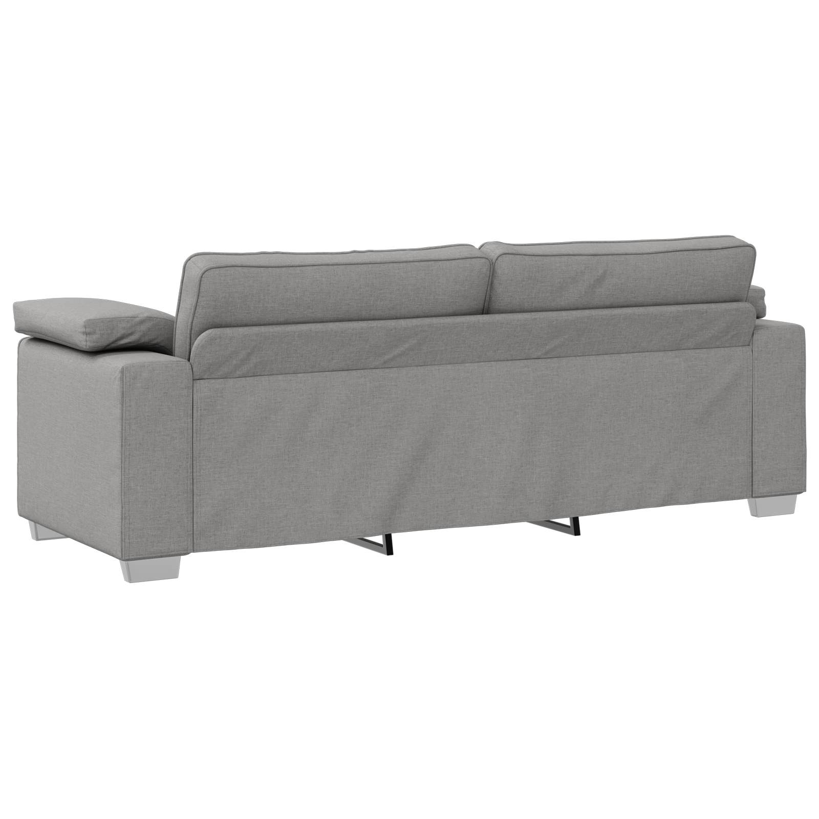Canapea de 3 persoane, gri nor, 178 cm, textil — imaginea 6