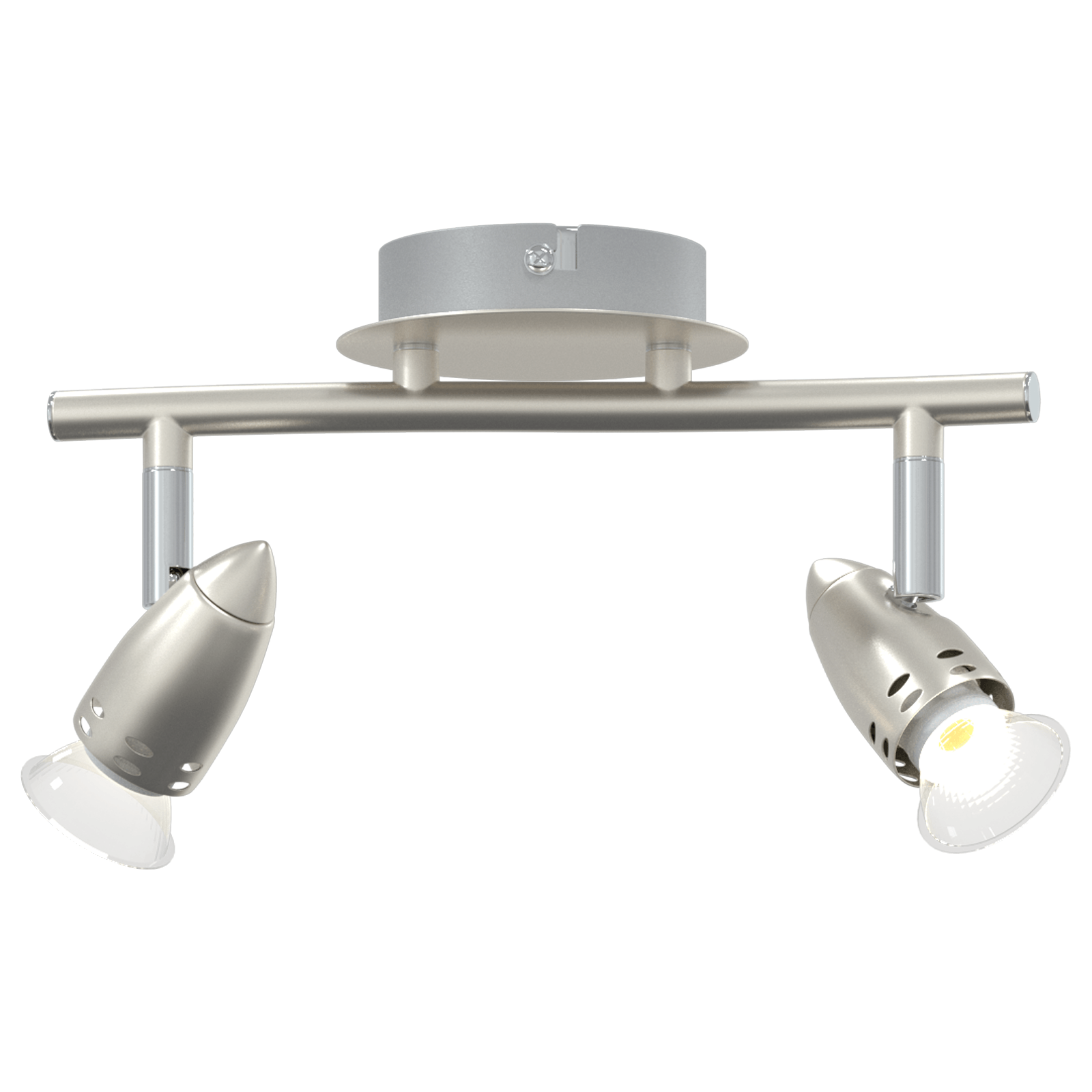 Reflector de Plafon 2 Brate Reglabile Nichel Mat GU10 — imaginea 10