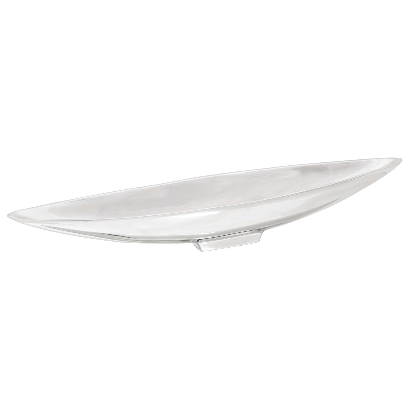 Cos de fructe, argintiu, 53x10x9 cm, aluminiu
