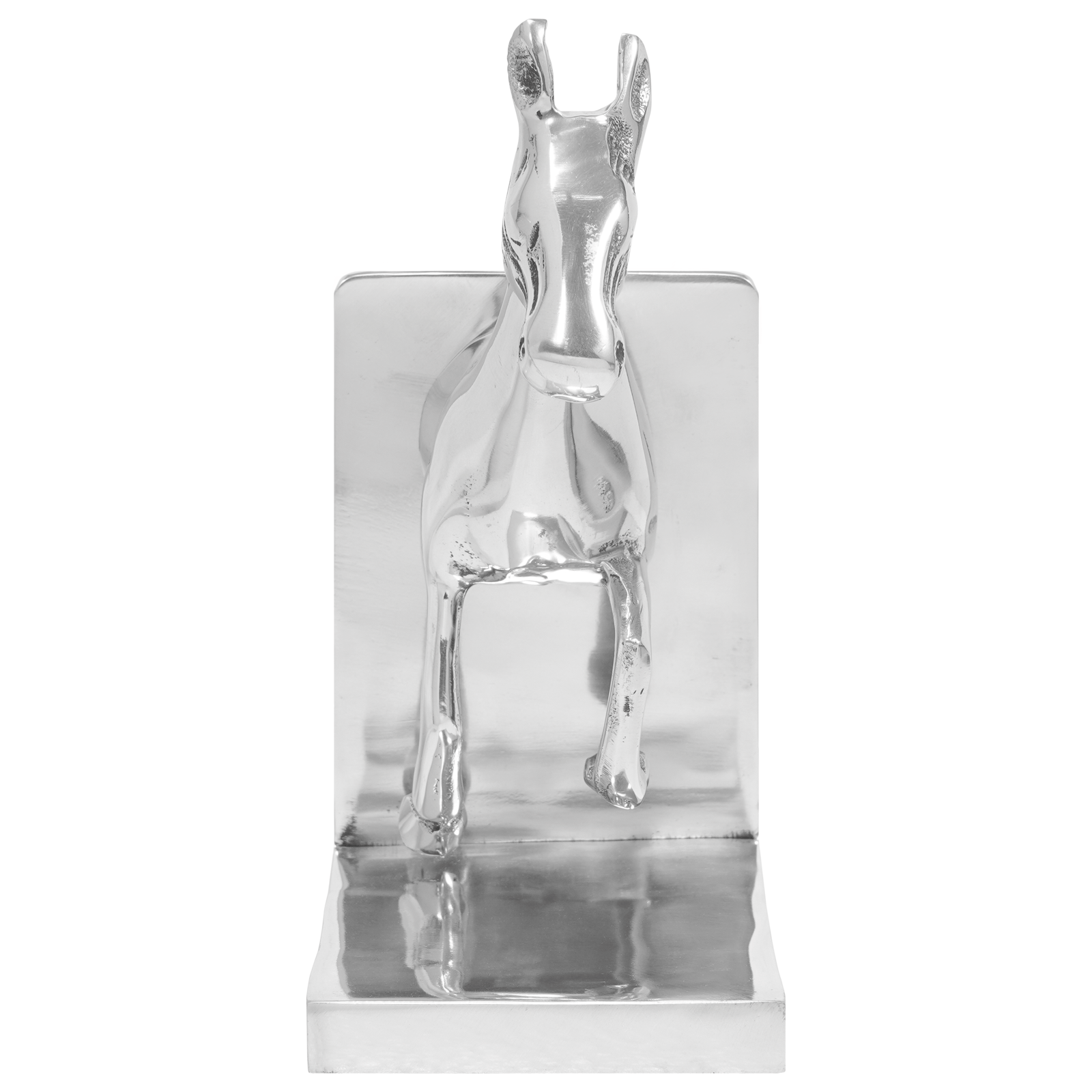 Suporturi carti 2 buc., argintiu, 11x14x25 cm, aluminiu, cal — imaginea 5