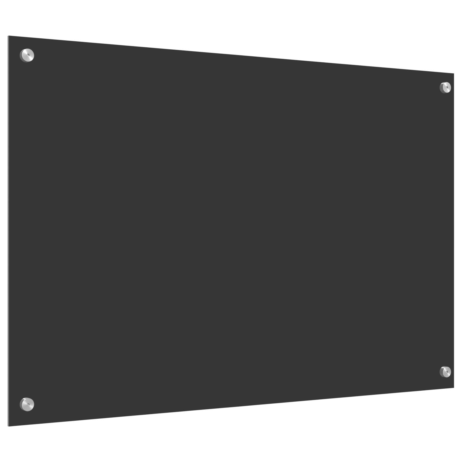 Contrablat bucatarie gri inchis 90x60x0.6 cm sticla securizata — imaginea 2