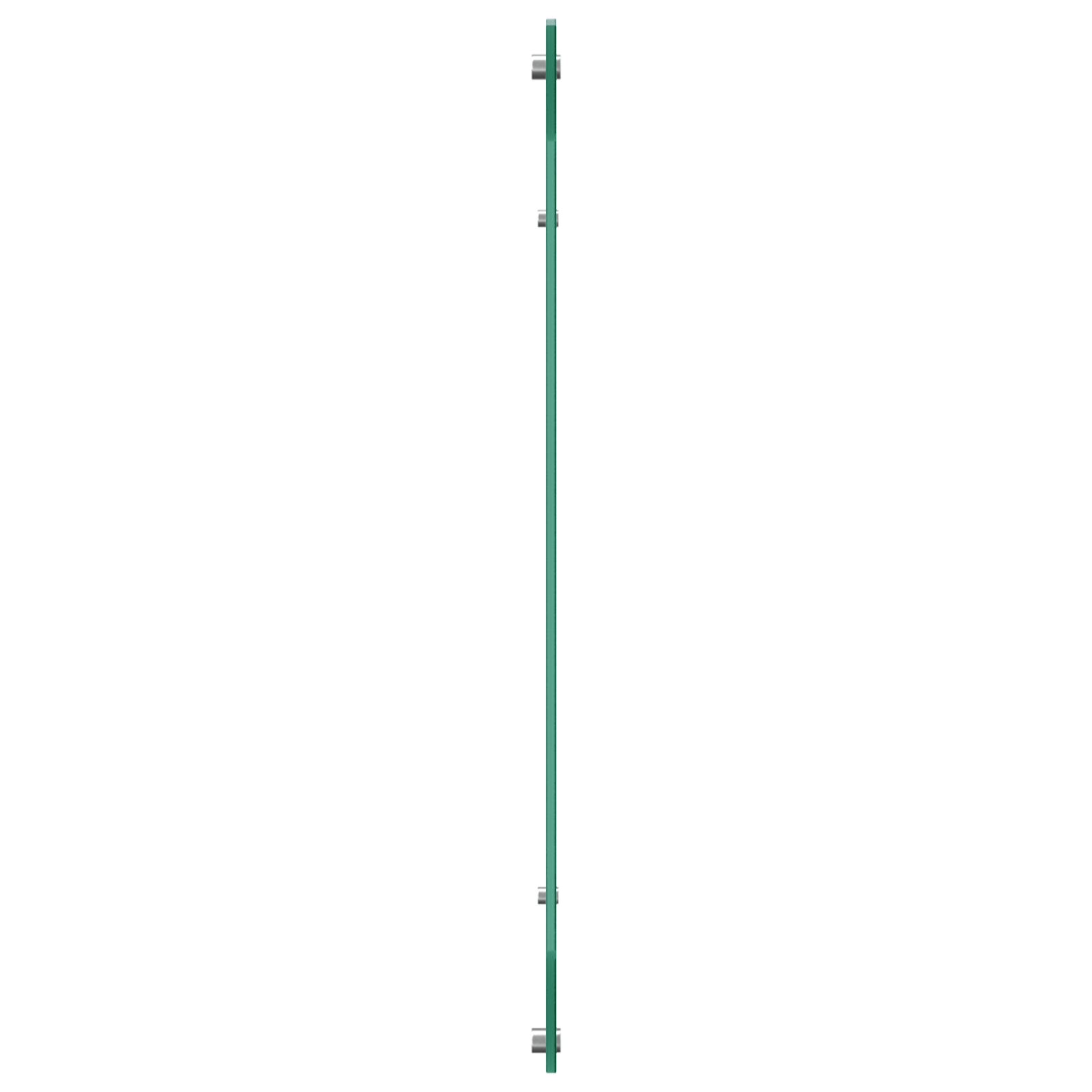 Contrablat bucatarie alb 110x60x0.6 cm sticla securizata — imaginea 6