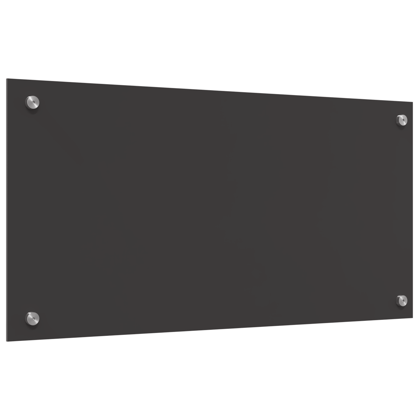 Contrablat bucatarie gri inchis 80x40x0.6 cm sticla securizata — imaginea 2