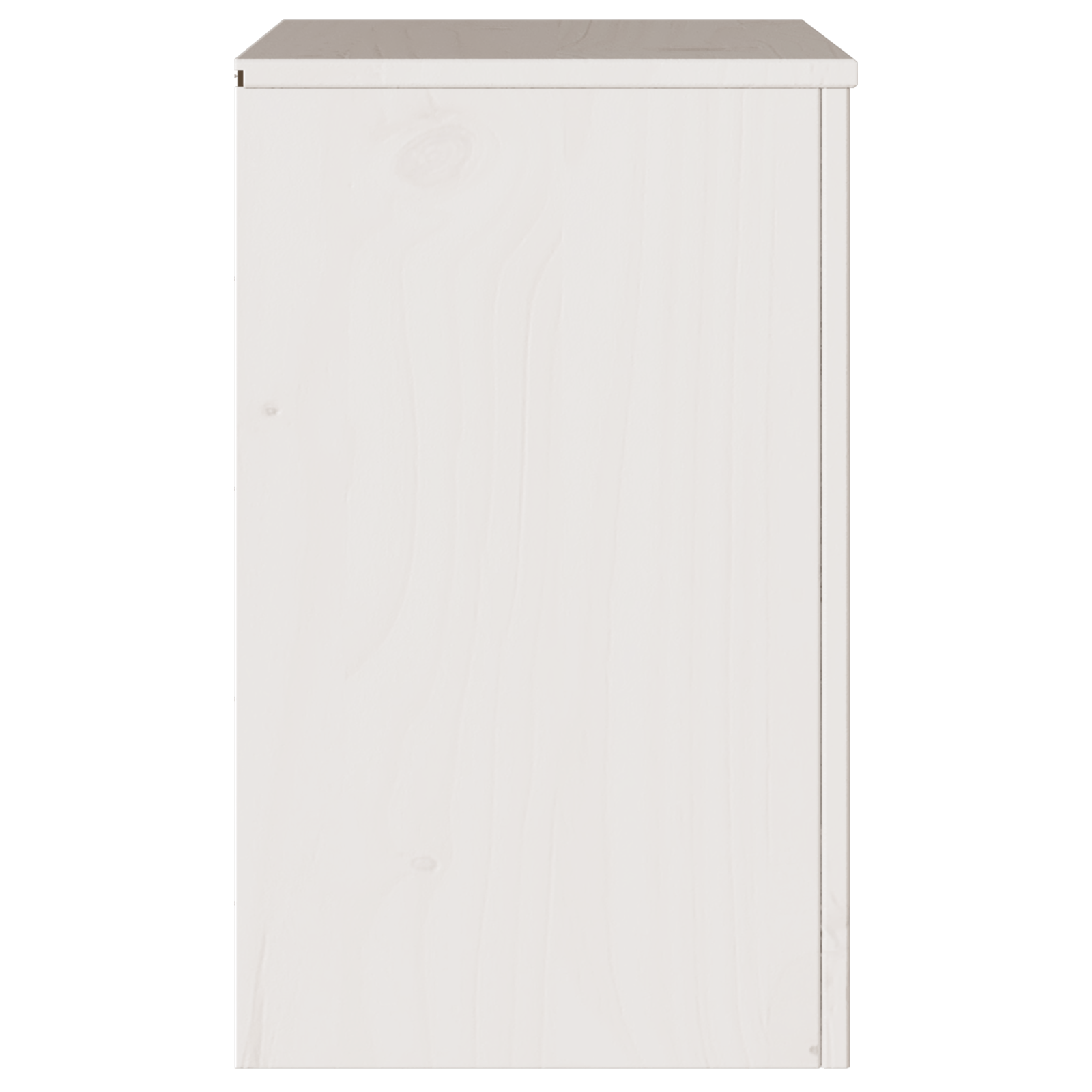 Noptiera "DRAMMEN" Alb 45x35x56 cm Lemn Masiv Pin — imaginea 8