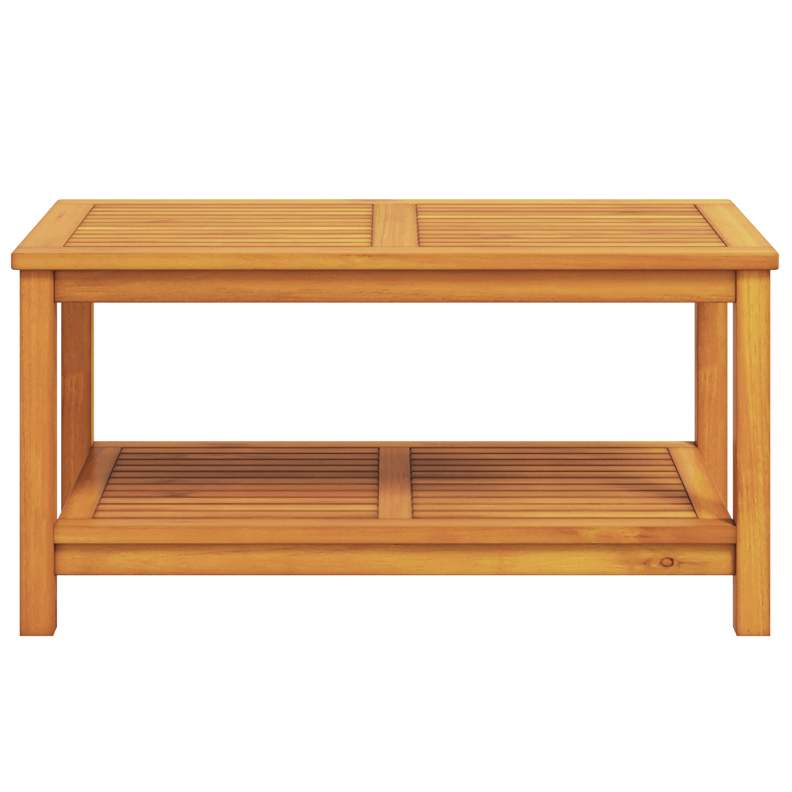 Masa de cafea 90x50x45 cm din lemn masiv de acacia — imaginea 4