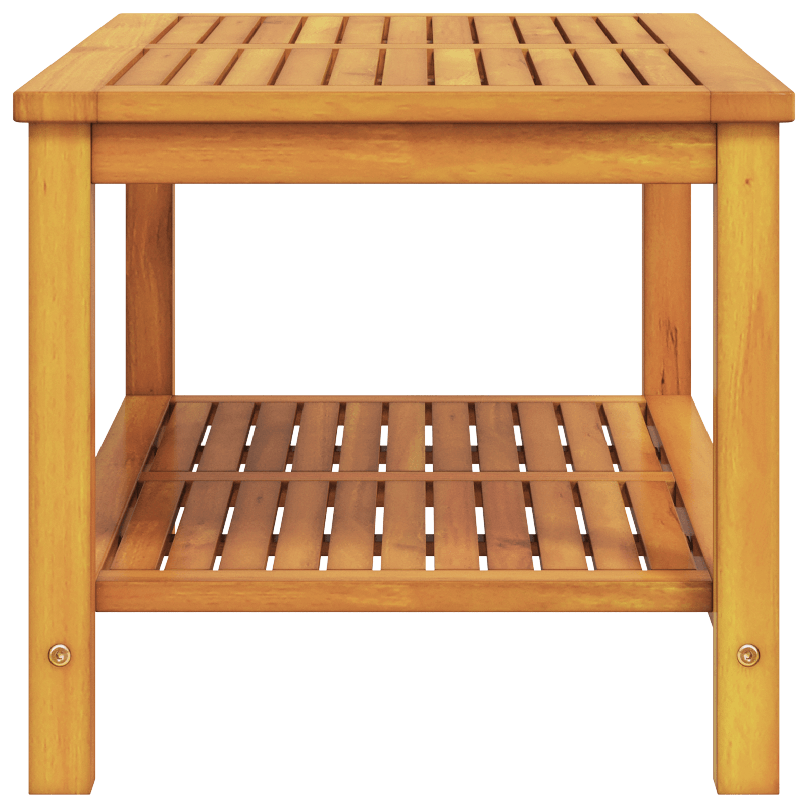 Masa de cafea 90x50x45 cm din lemn masiv de acacia — imaginea 5