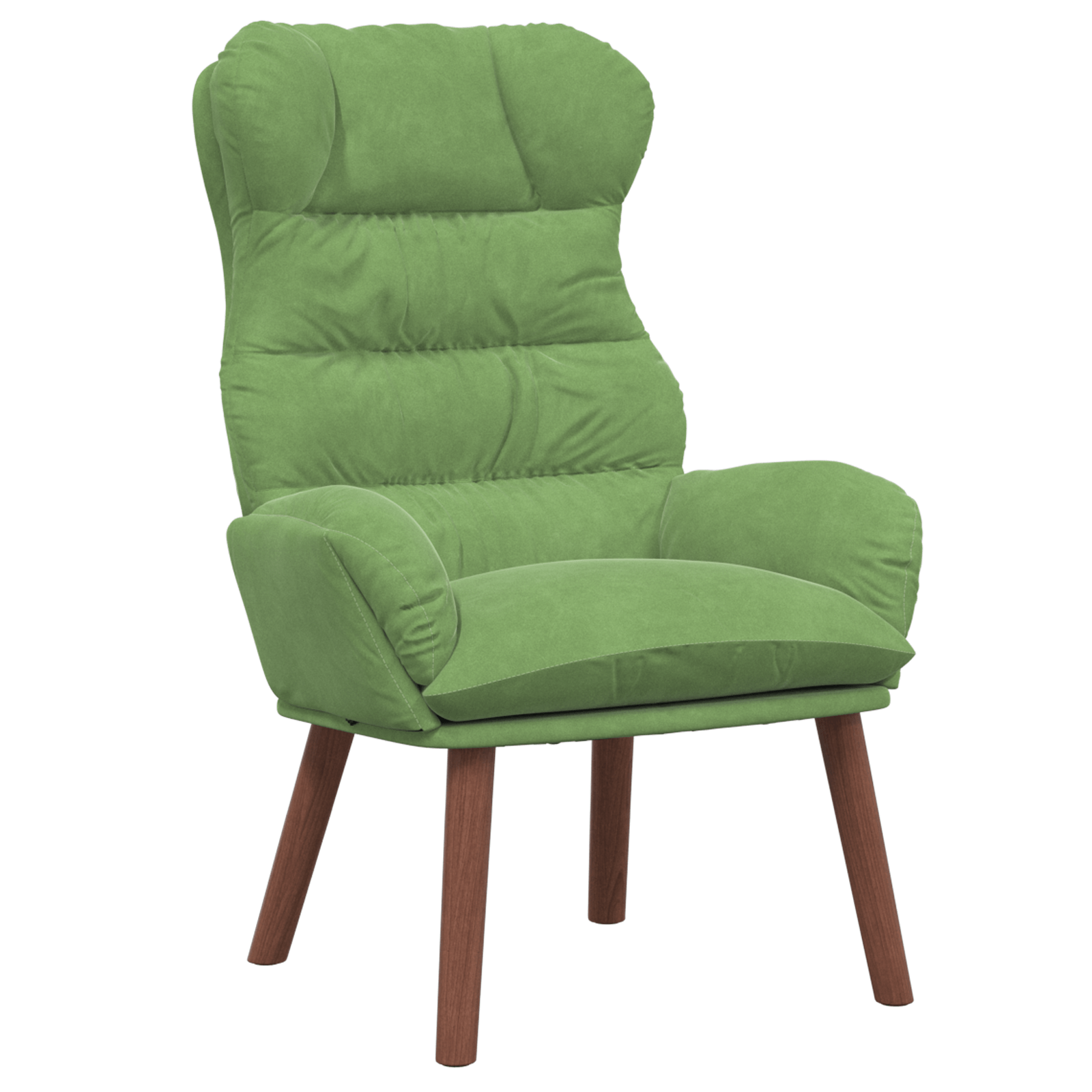 fotoliul relaxing din catifea verde deschis — imaginea 2