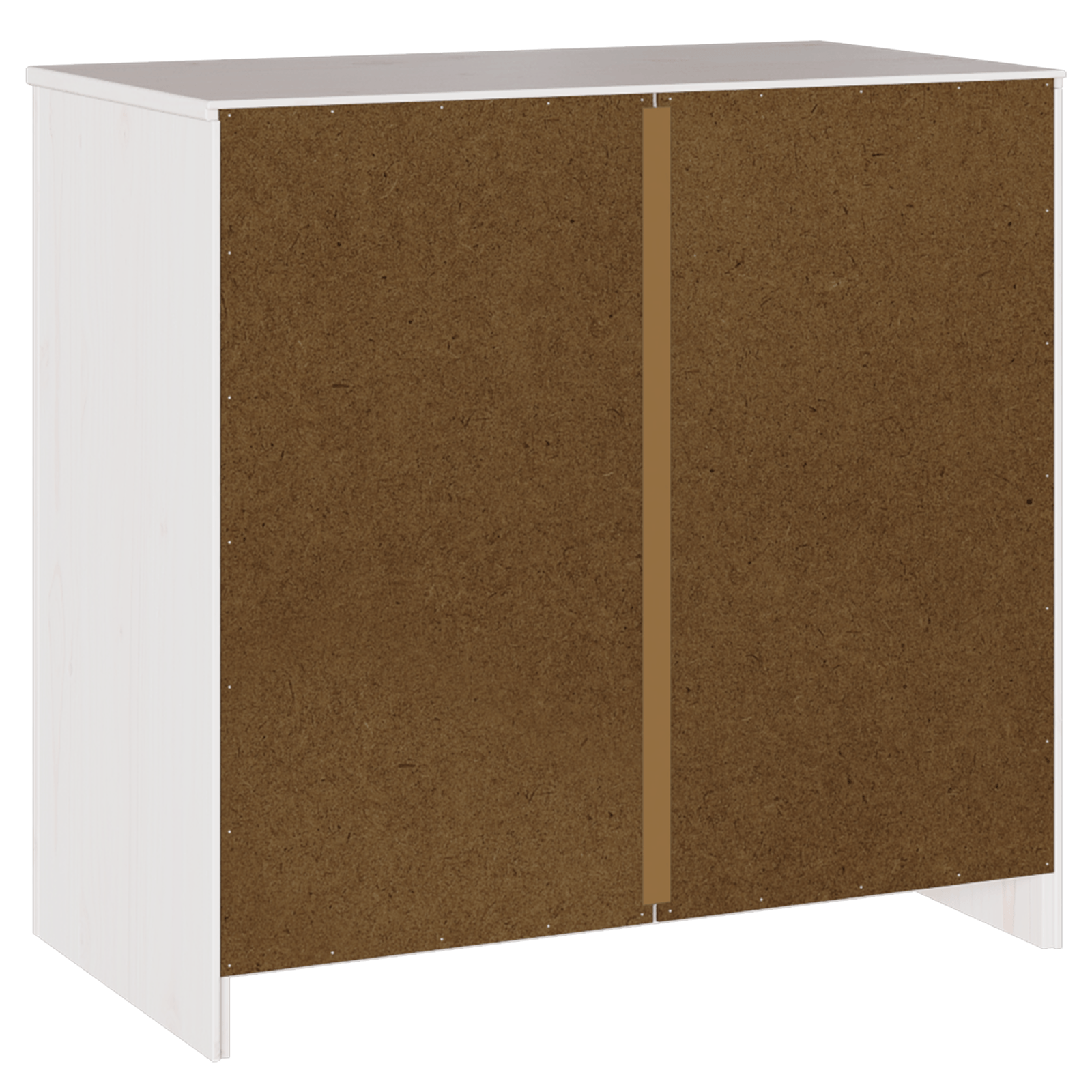 Dulap "DRAMMEN", alb, 79x43x75,5 cm, lemn masiv de pin — imaginea 6