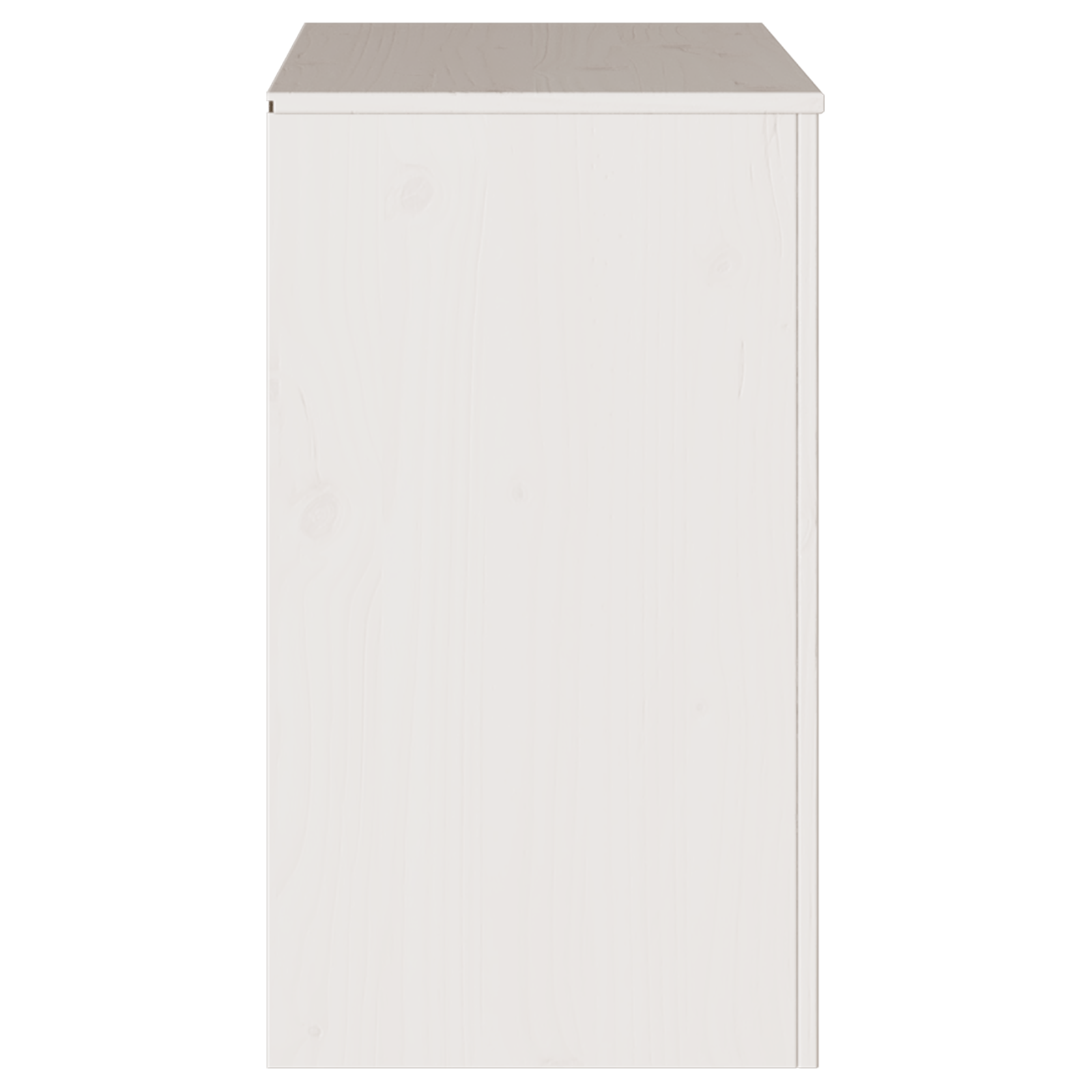 Dulap "DRAMMEN", alb, 79x43x75,5 cm, lemn masiv de pin — imaginea 8
