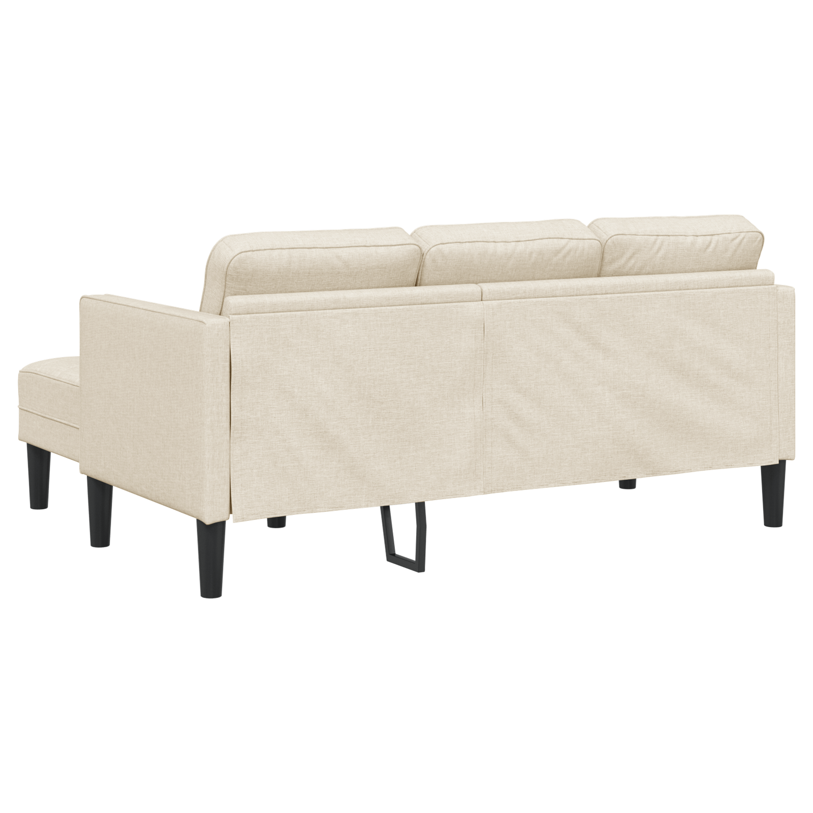Canapea forma L, 3 locuri, 160 cm, panza — imaginea 4
