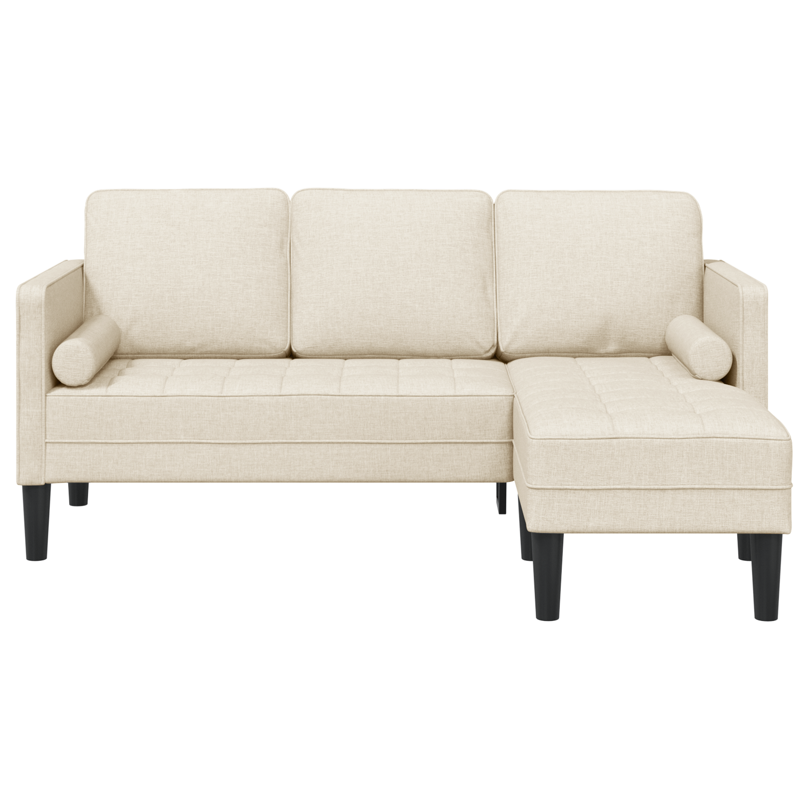 Canapea forma L, 3 locuri, 160 cm, panza — imaginea 5