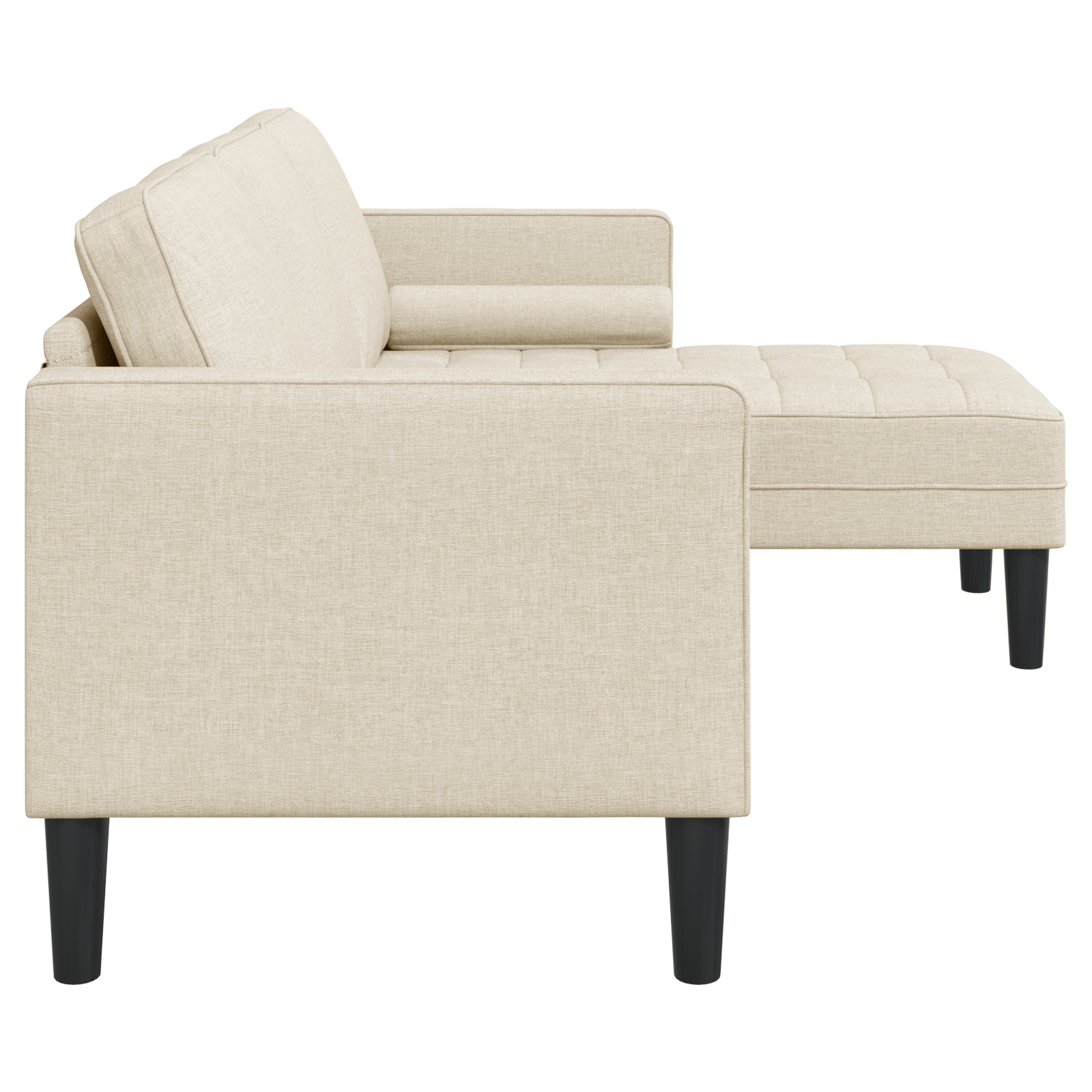 Canapea forma L, 3 locuri, 160 cm, panza — imaginea 6