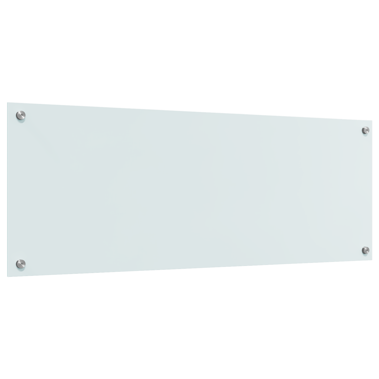 Contrablat bucatarie alb 110x40x0.6 cm sticla securizata — imaginea 2