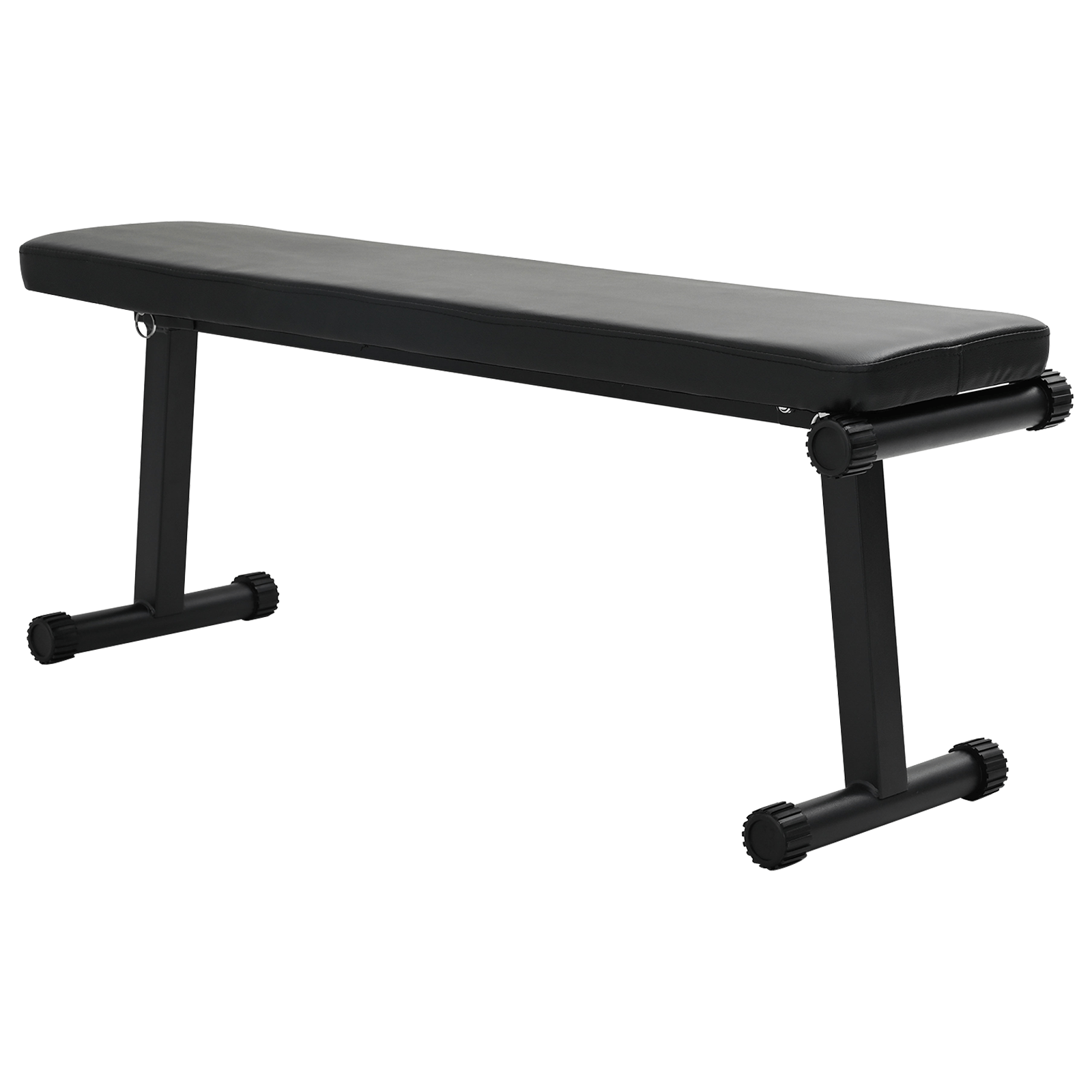 Banca plianta pentru greutati 100 kg Negru 107x27x41 cm Otel